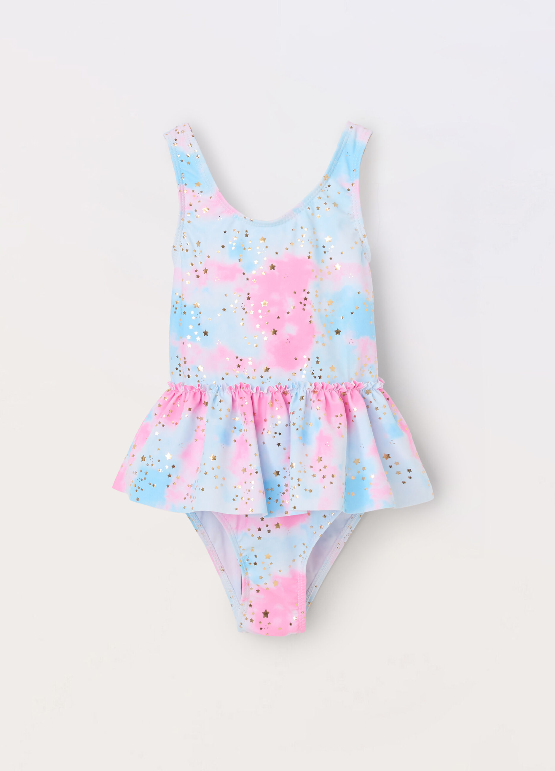 Costume intero con stampa bambina_0