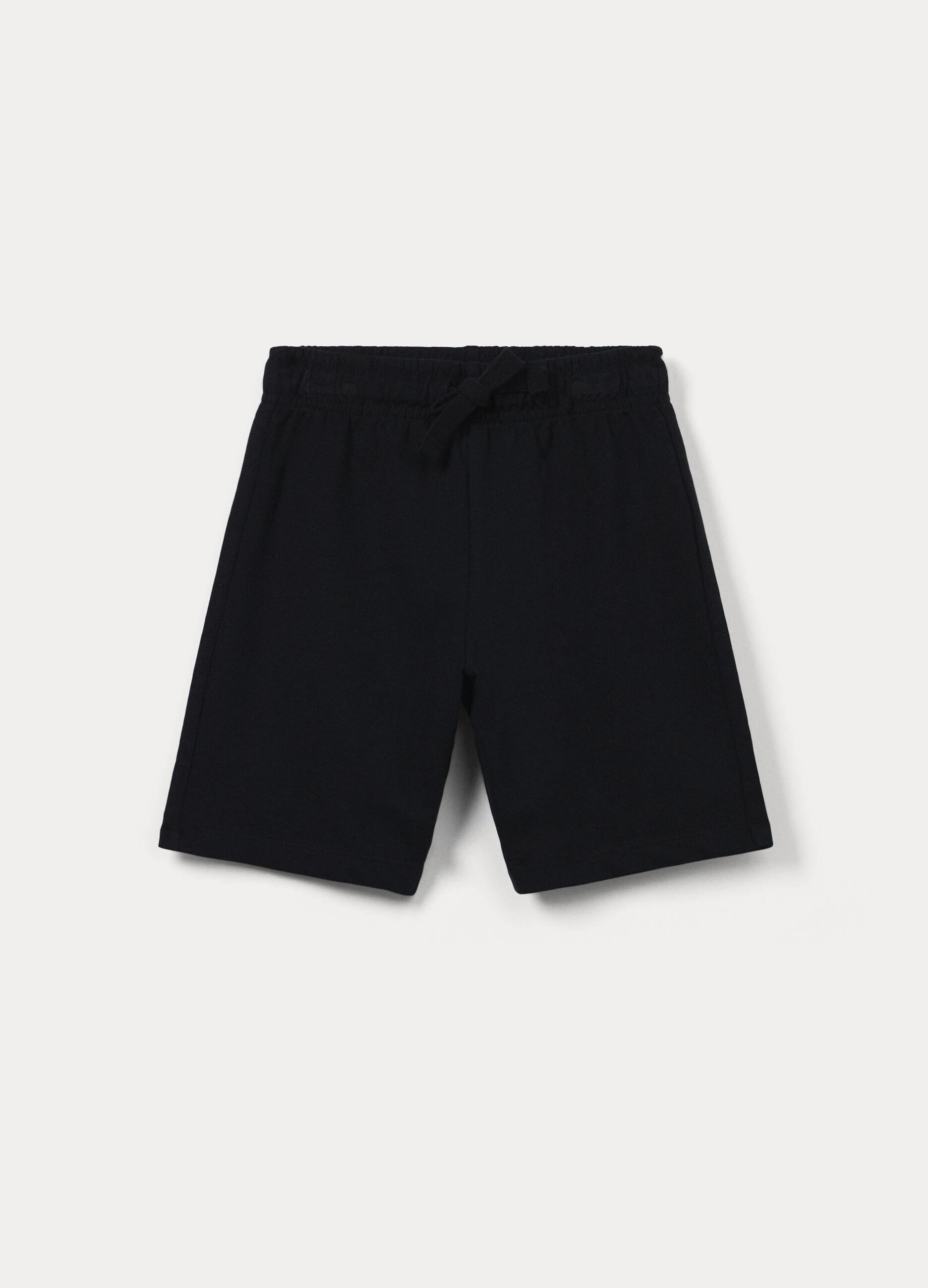 Shorts in french terry di puro cotone bambino_0