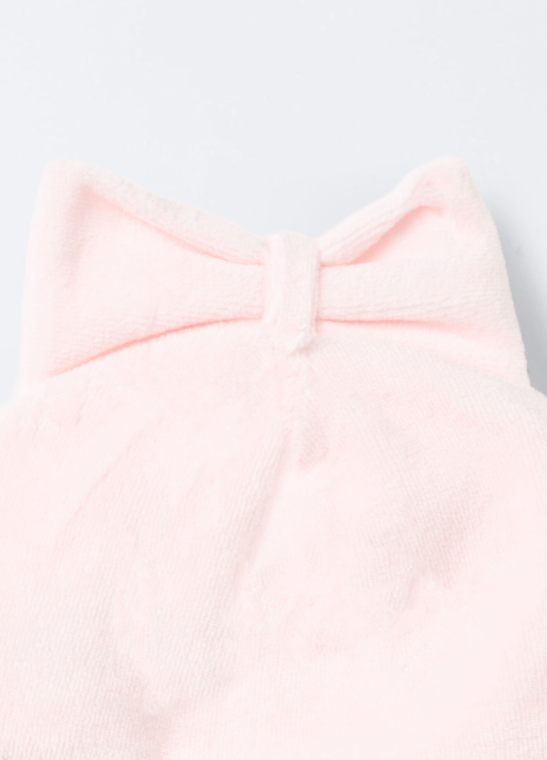 Berretto velour misto cotone neonata_2