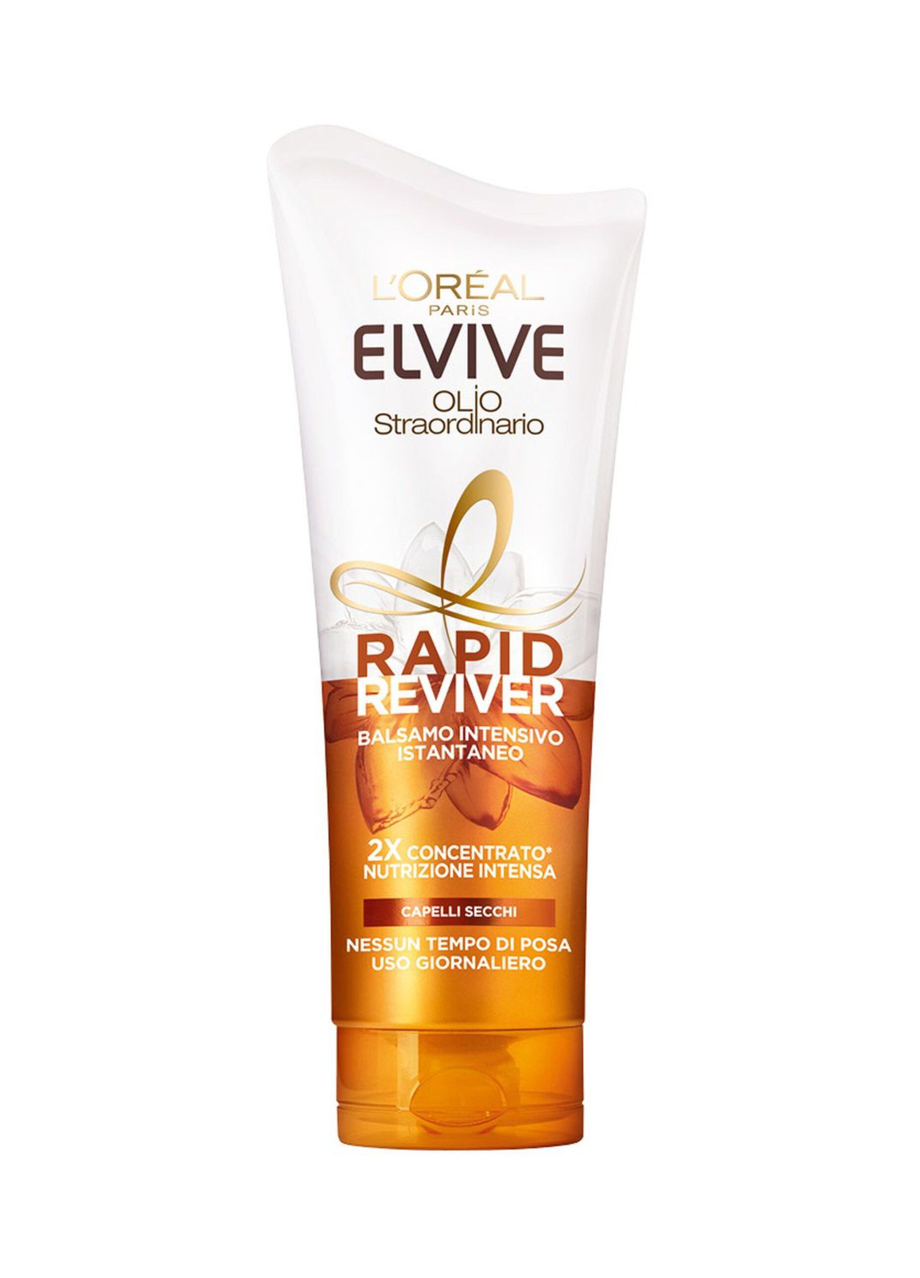 L'Oréal Paris Balsamo Istantaneo Rapid Reviver Elvive Olio Straordinario, Arricchito con Amminoacido e Olio di Jojoba, per Capelli Secchi, 180 ml._0