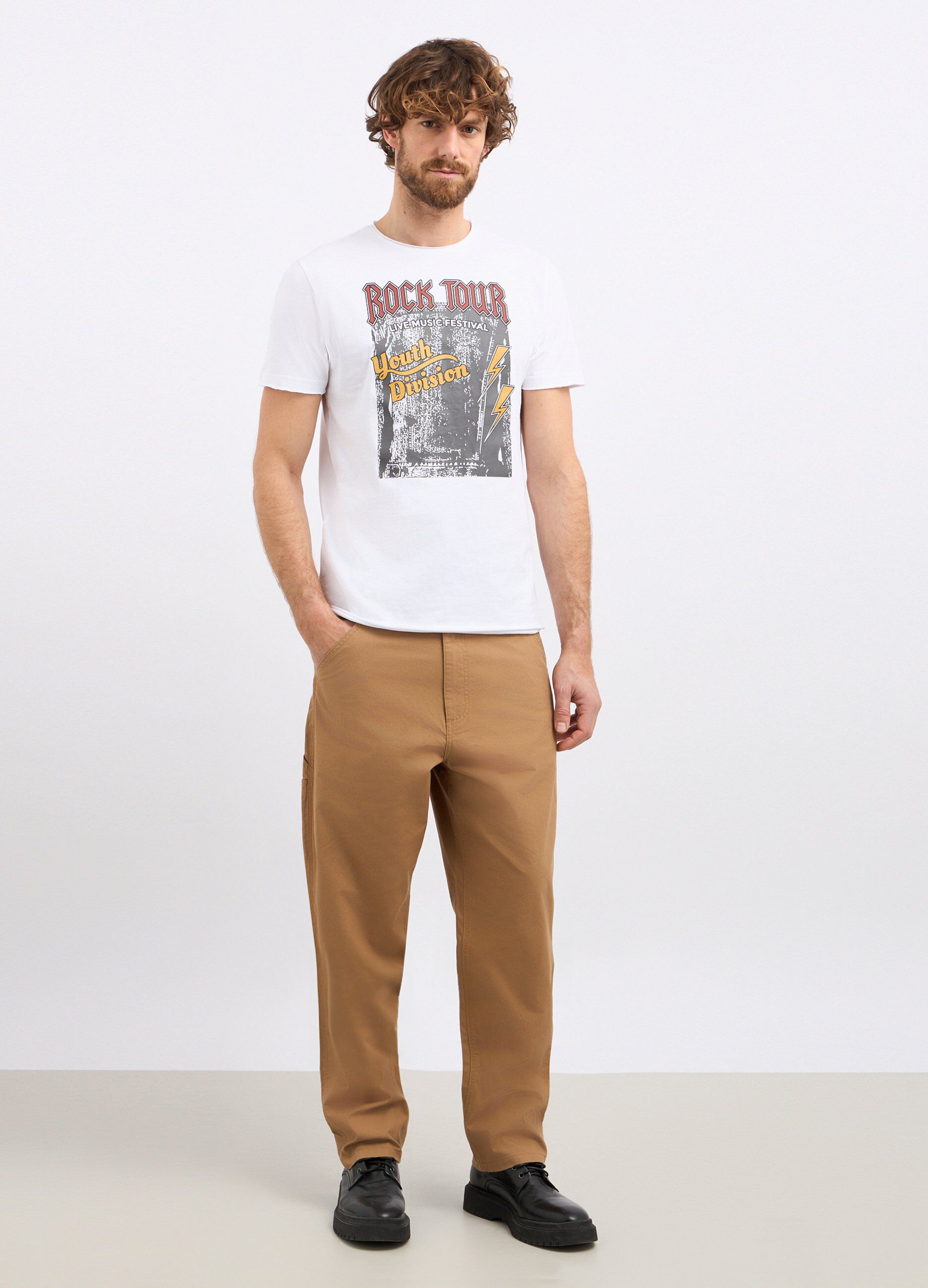 Pantaloni in puro cotone uomo_0