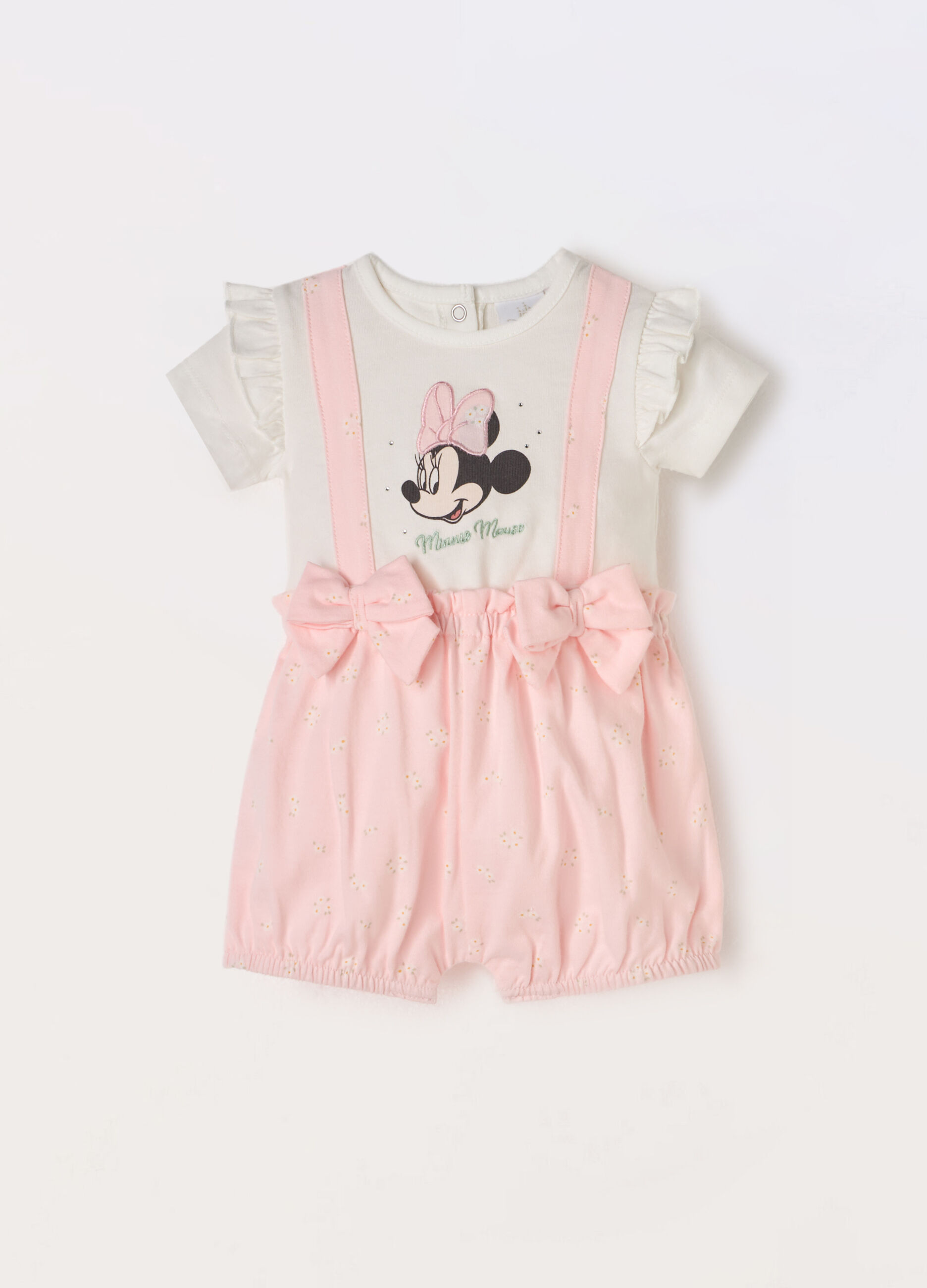 Tutina in jersey di puro cotone neonata_0