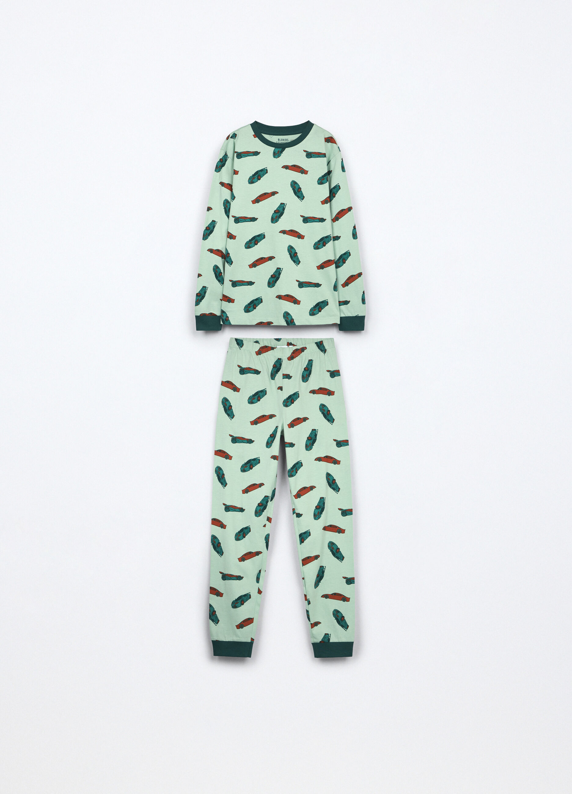 Set pigiama lungo in jersey di puro cotone bambino _0