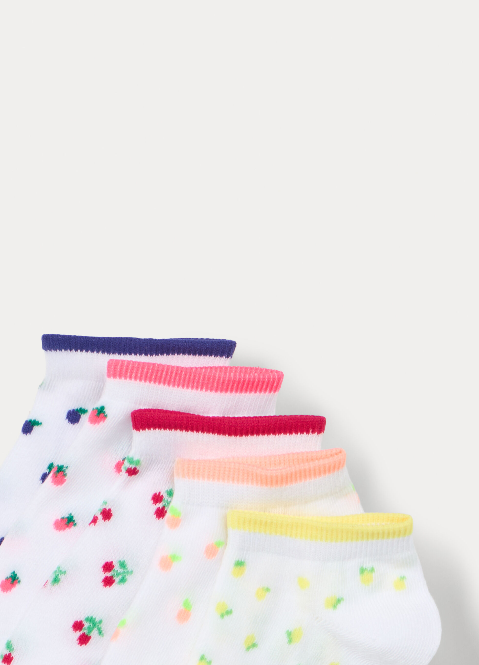 Pack 5 calze corte in misto cotone stretch_2