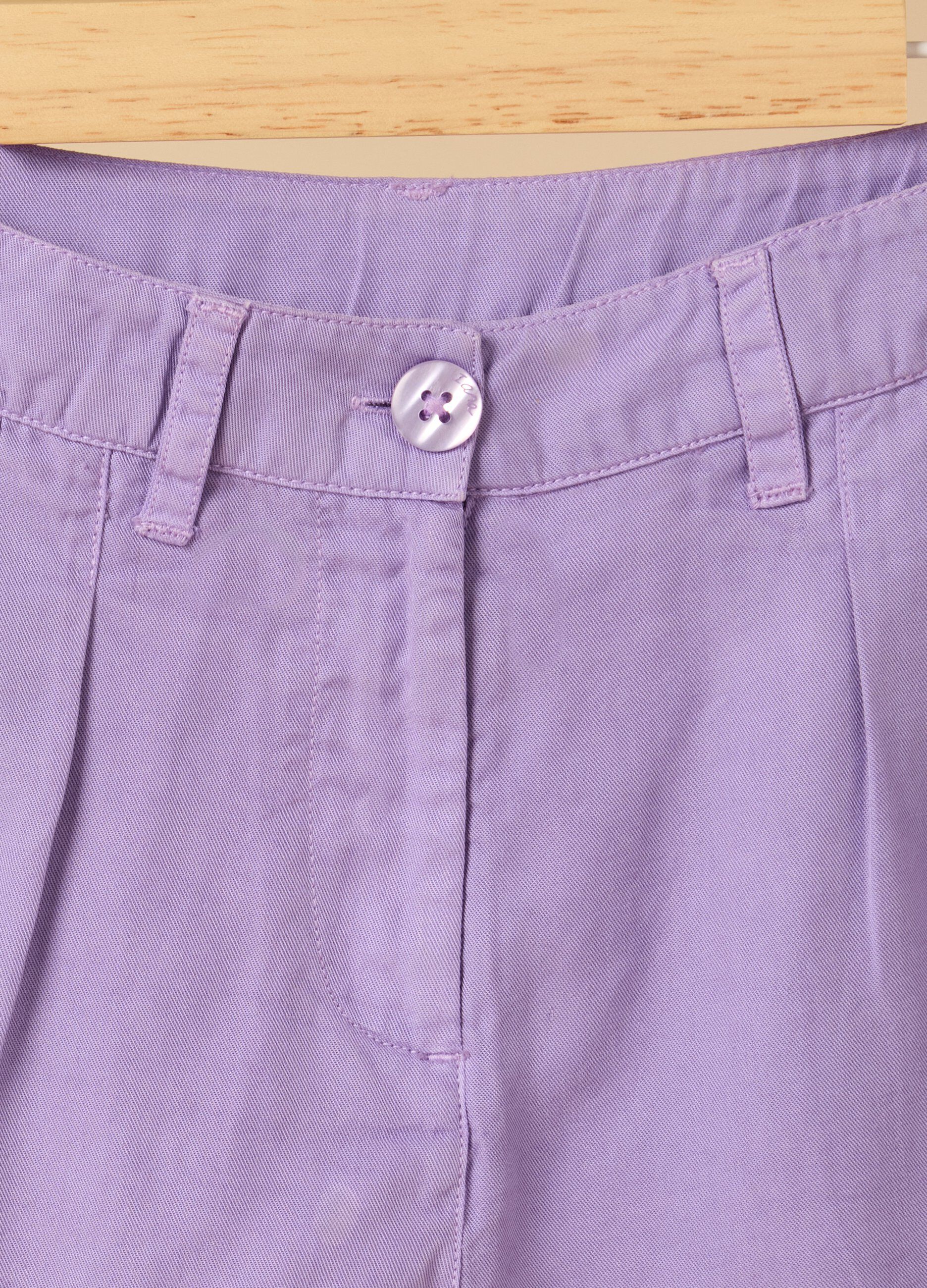 Shorts IANA in denim di puro cotone bambina_1