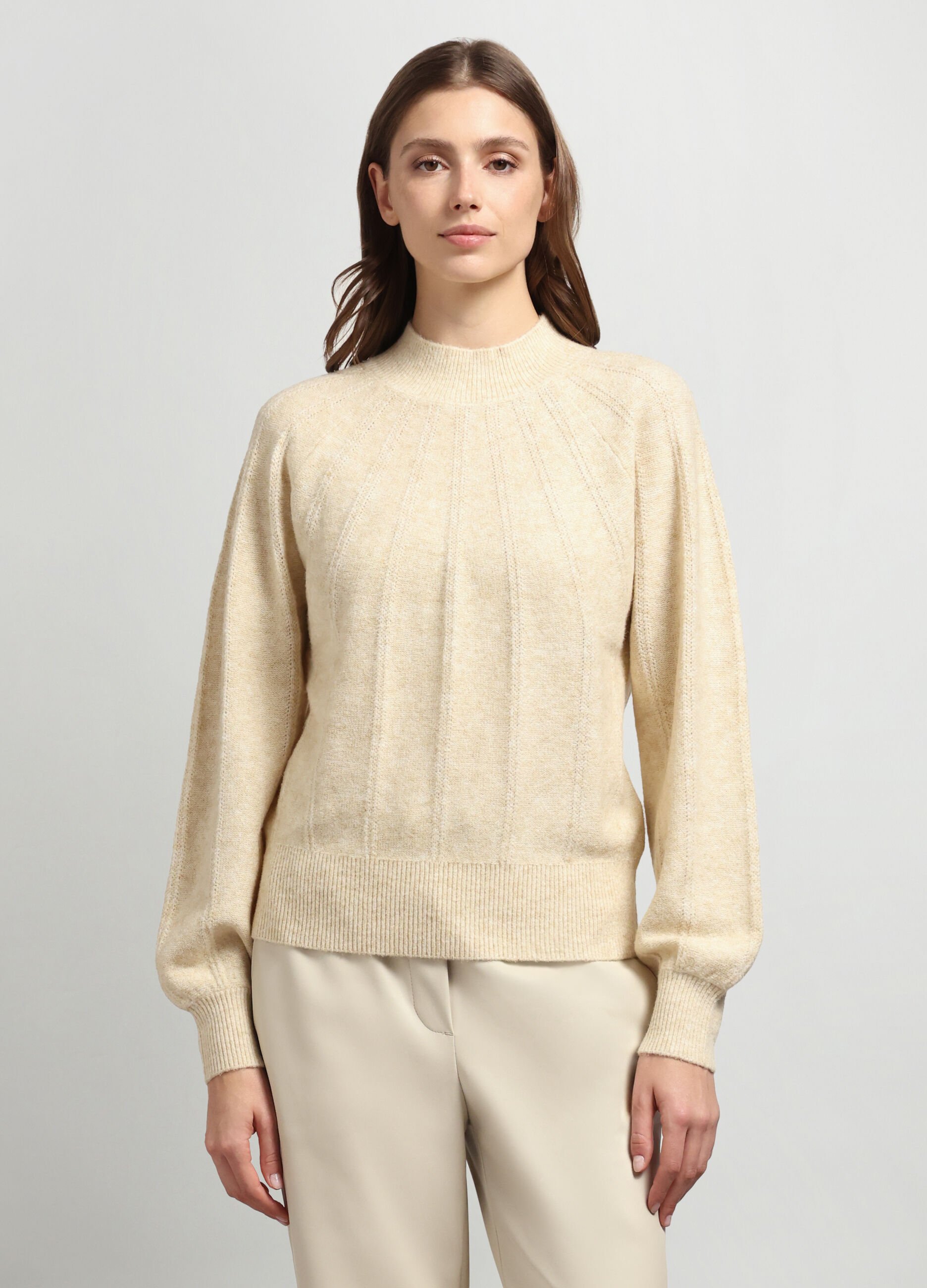 Tricot a collo alto donna_0