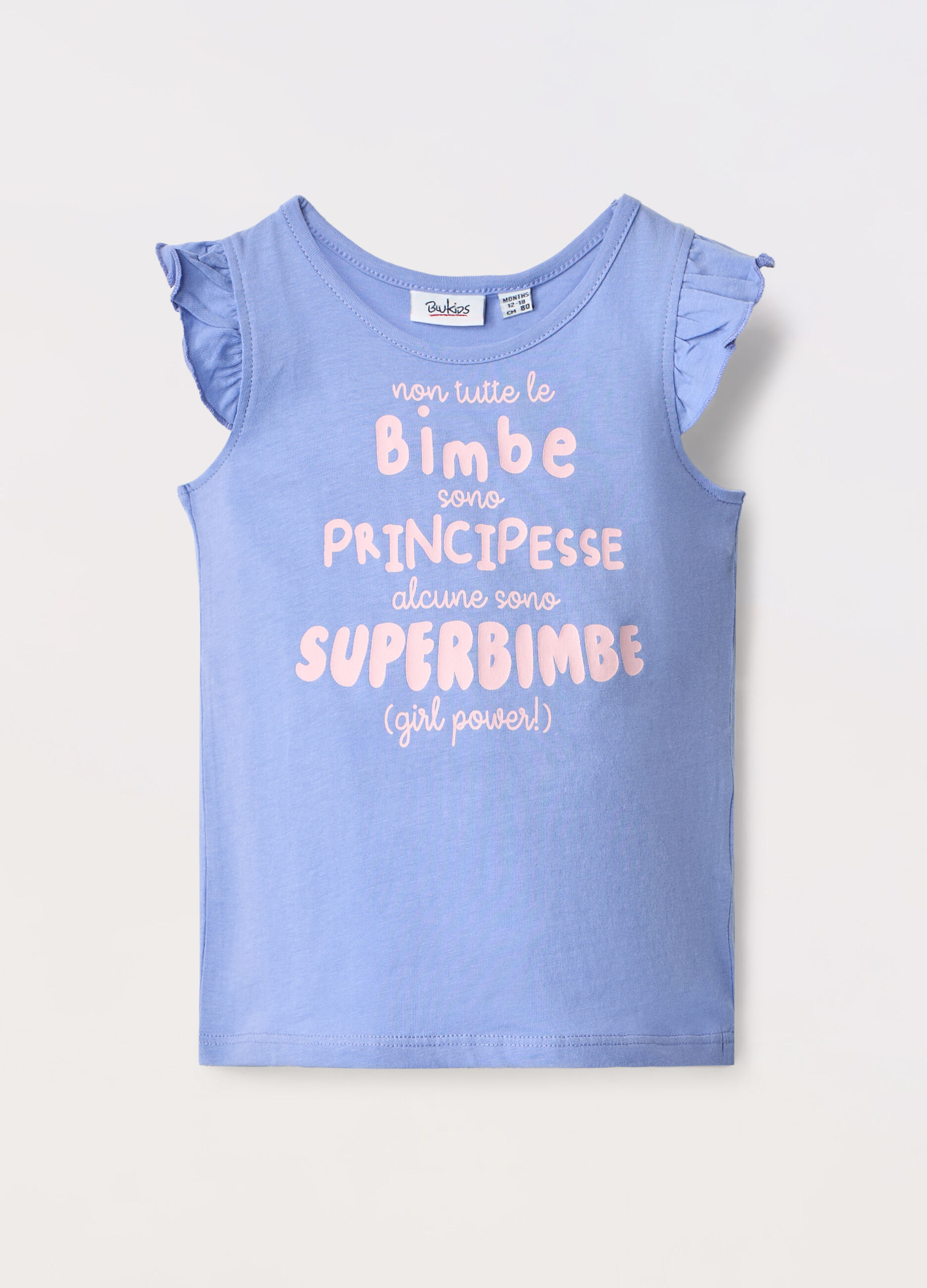 Top in jersey di puro cotone neonata_0