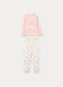 Set pigiama lungo in jersey di puro cotone bambina_0