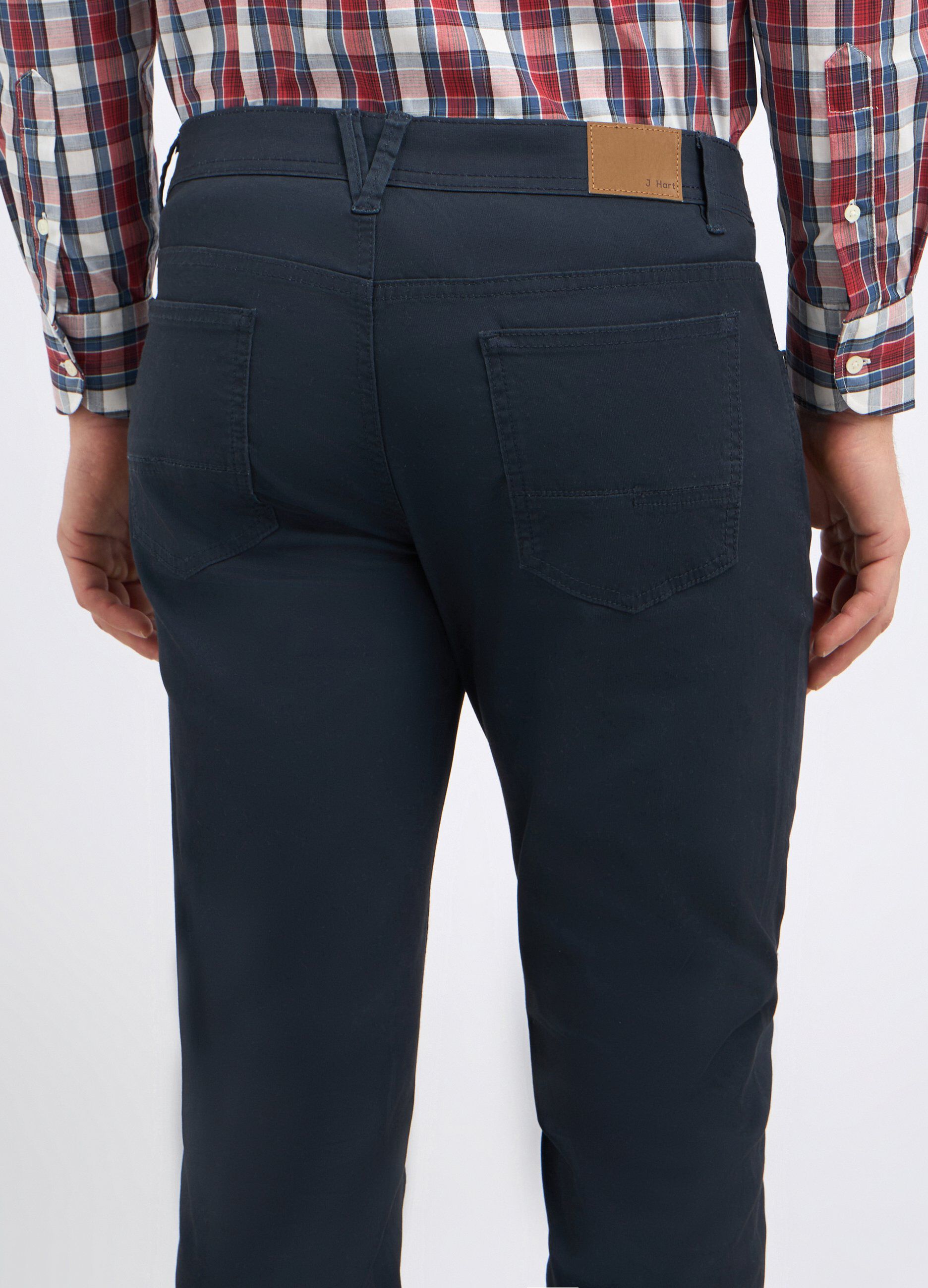 Pantaloni slim fit in cotone stretch uomo_2