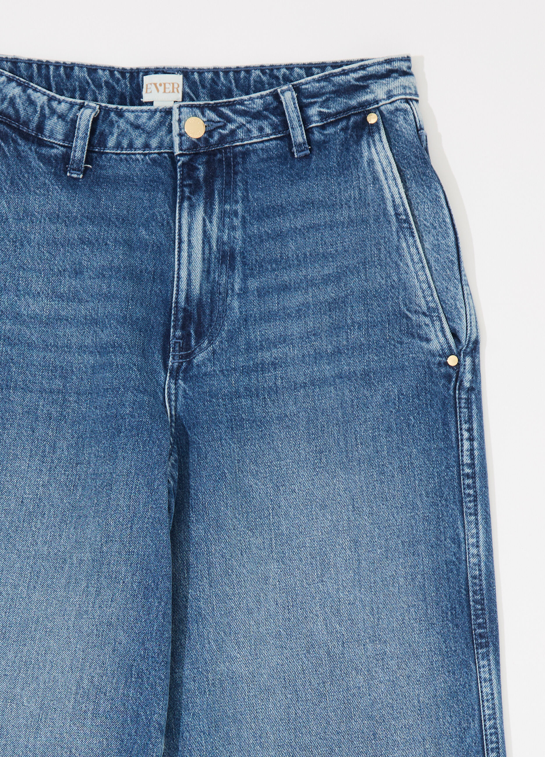 Pantalone denim flare fit donna_6