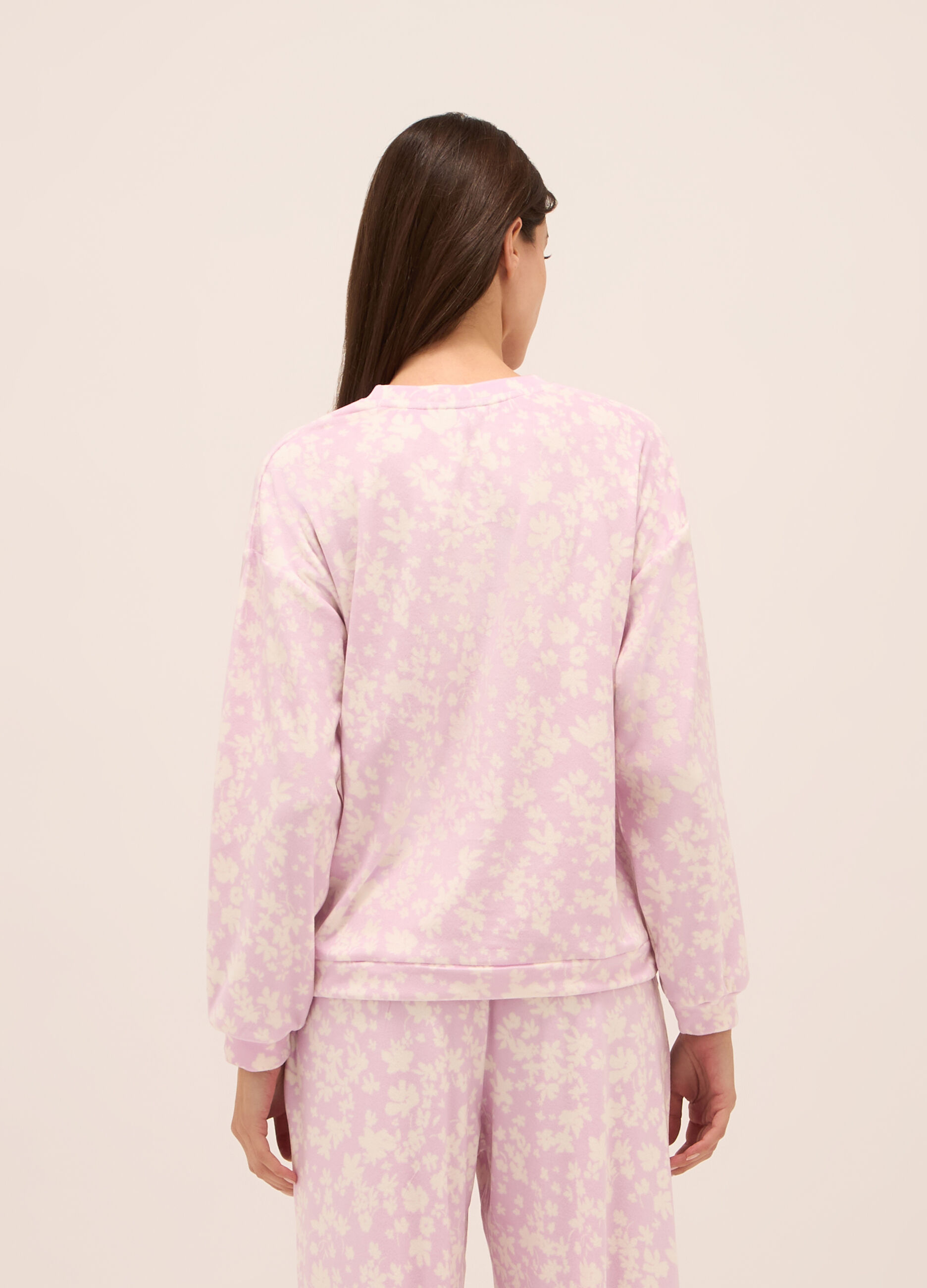 Top pigiama velour donna_1