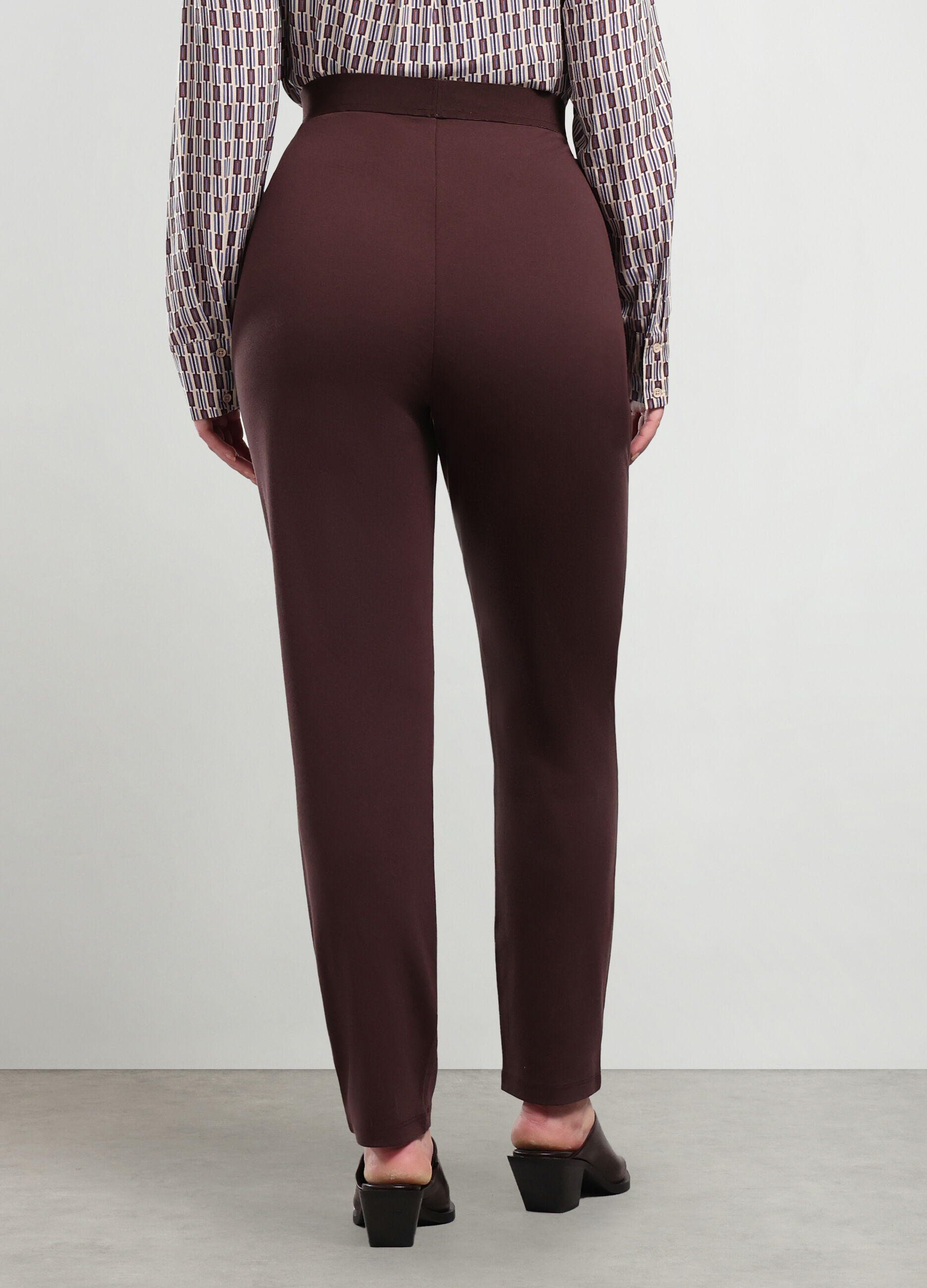 Pantaloni in punto Milano donna curvy_1