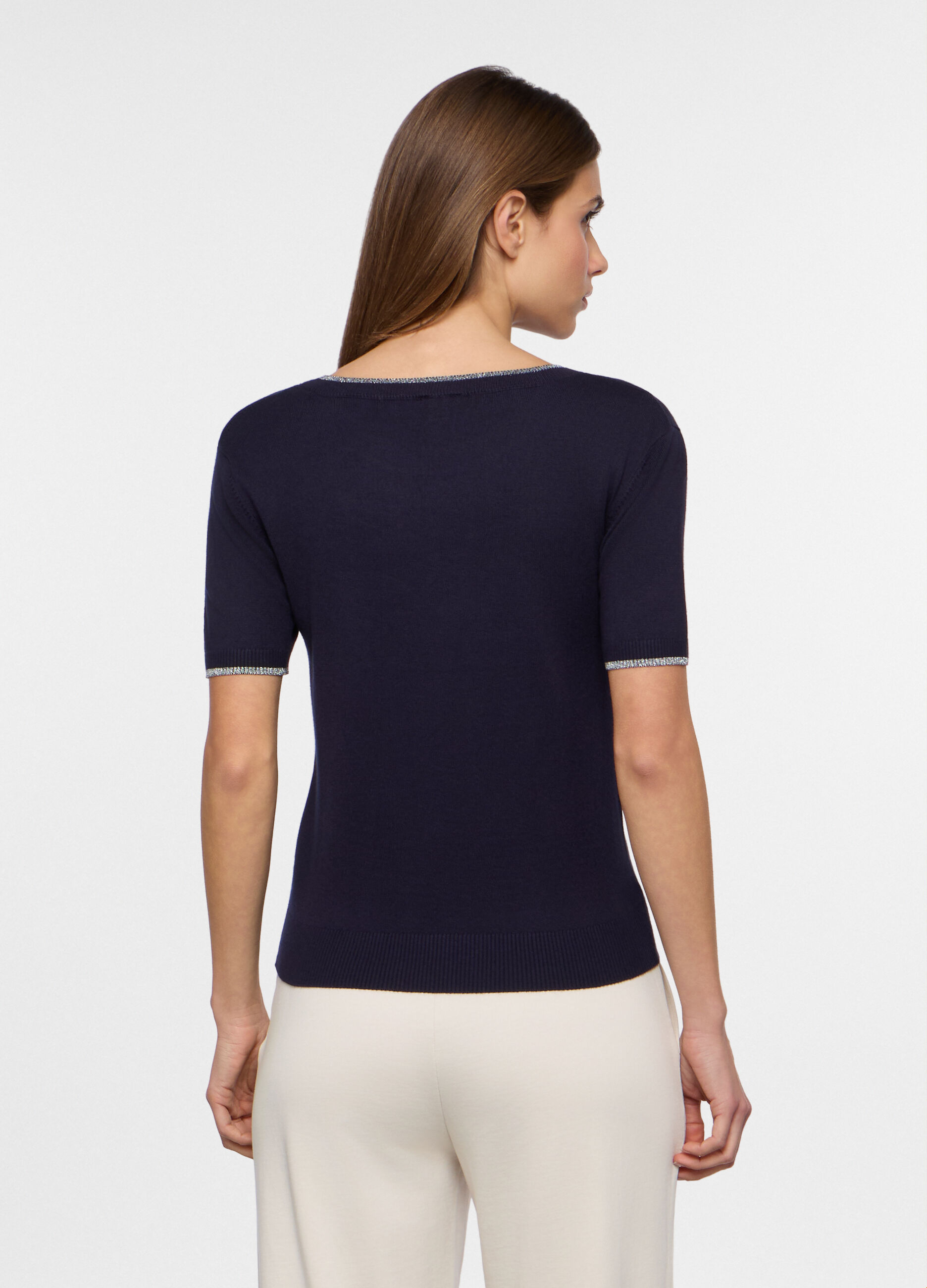 Pullover girocollo operato donna_1