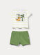 Jogging set in jersey di cotone stretch neonato_0
