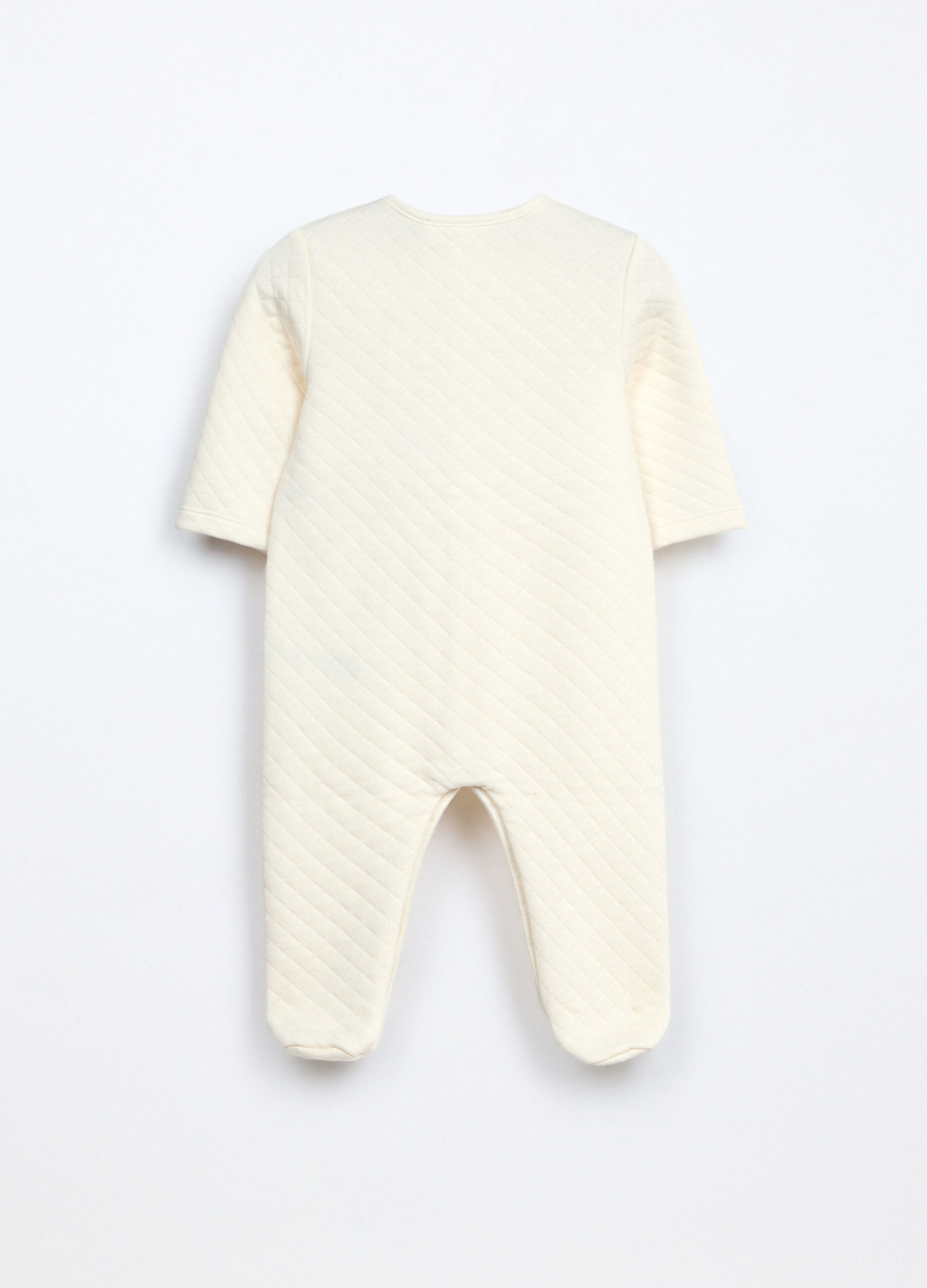 Tutina in misto cotone matelassé neonato_1