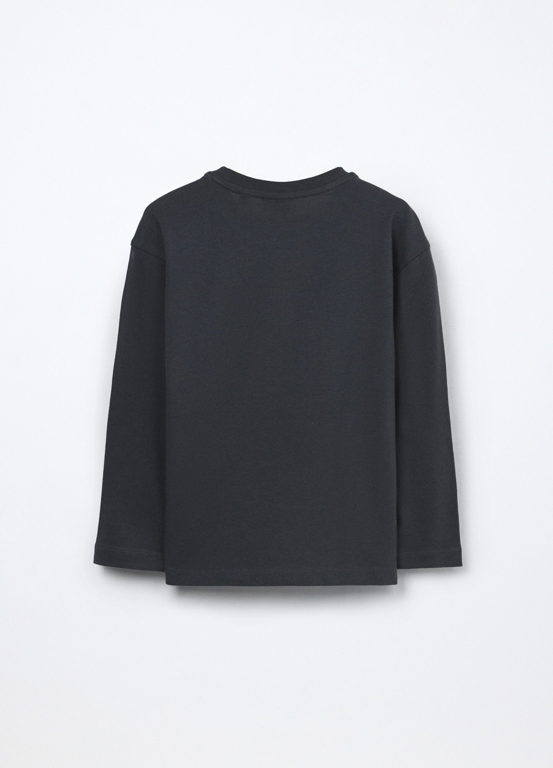 T-shirt a maniche lunghe in puro cotone jersey bambino_1