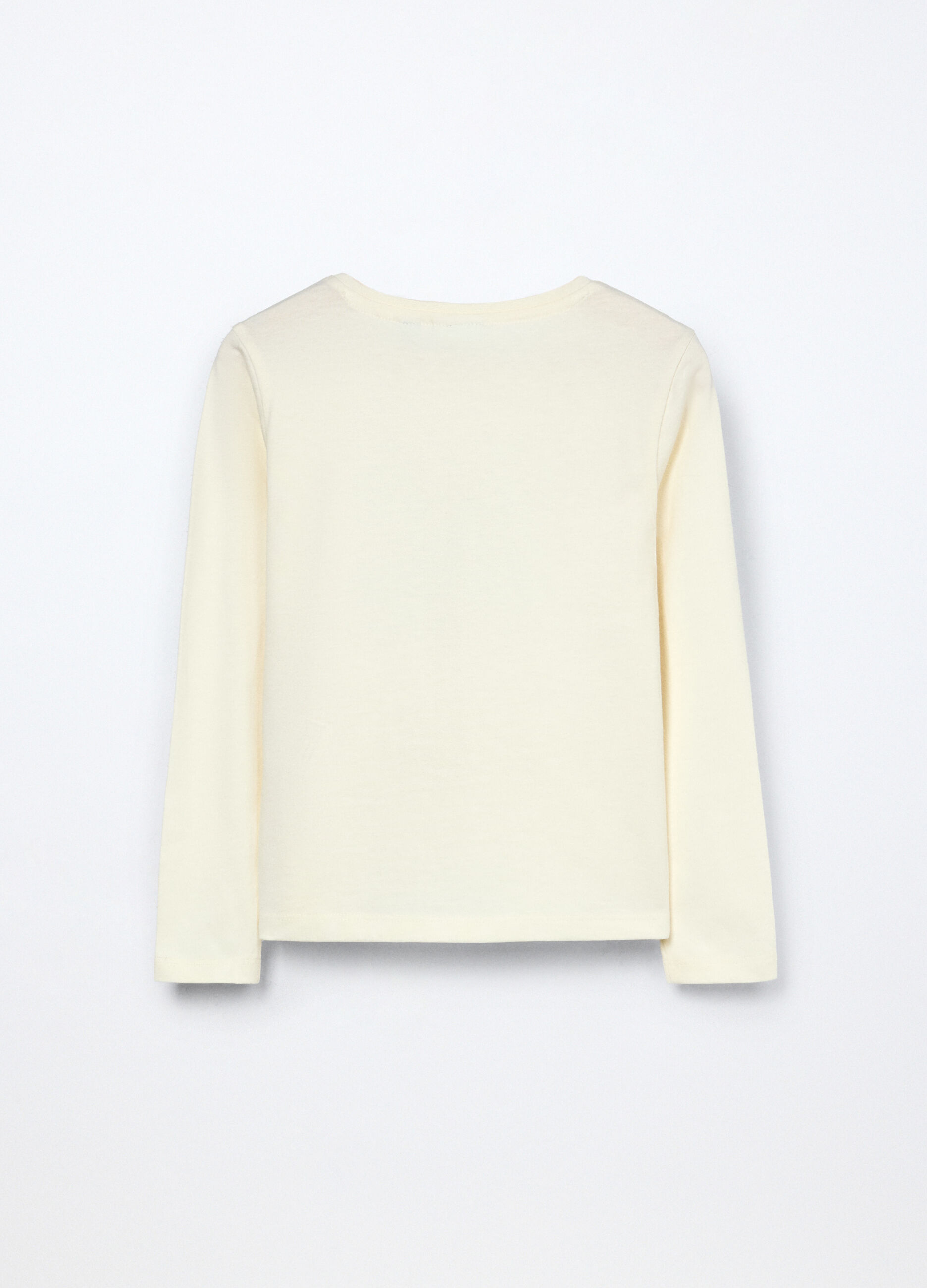 T-shirt in jersey di puro cotone bambina_1