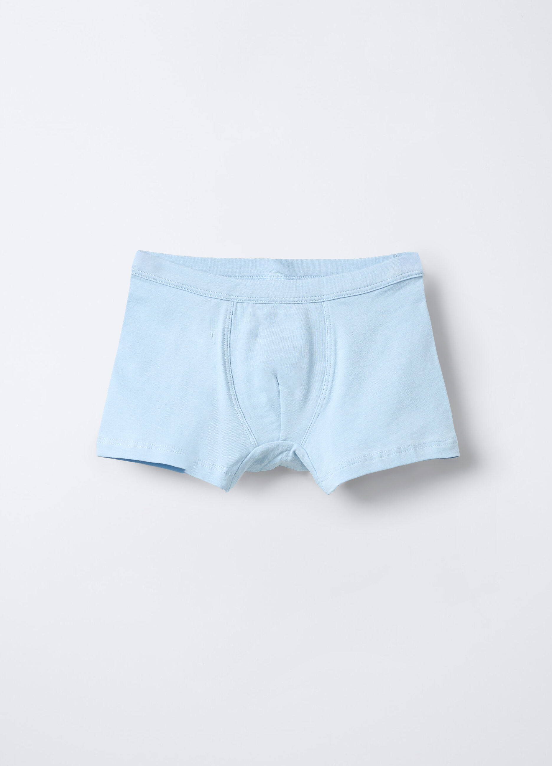 Boxer in jersey di cotone stretch bambino_0