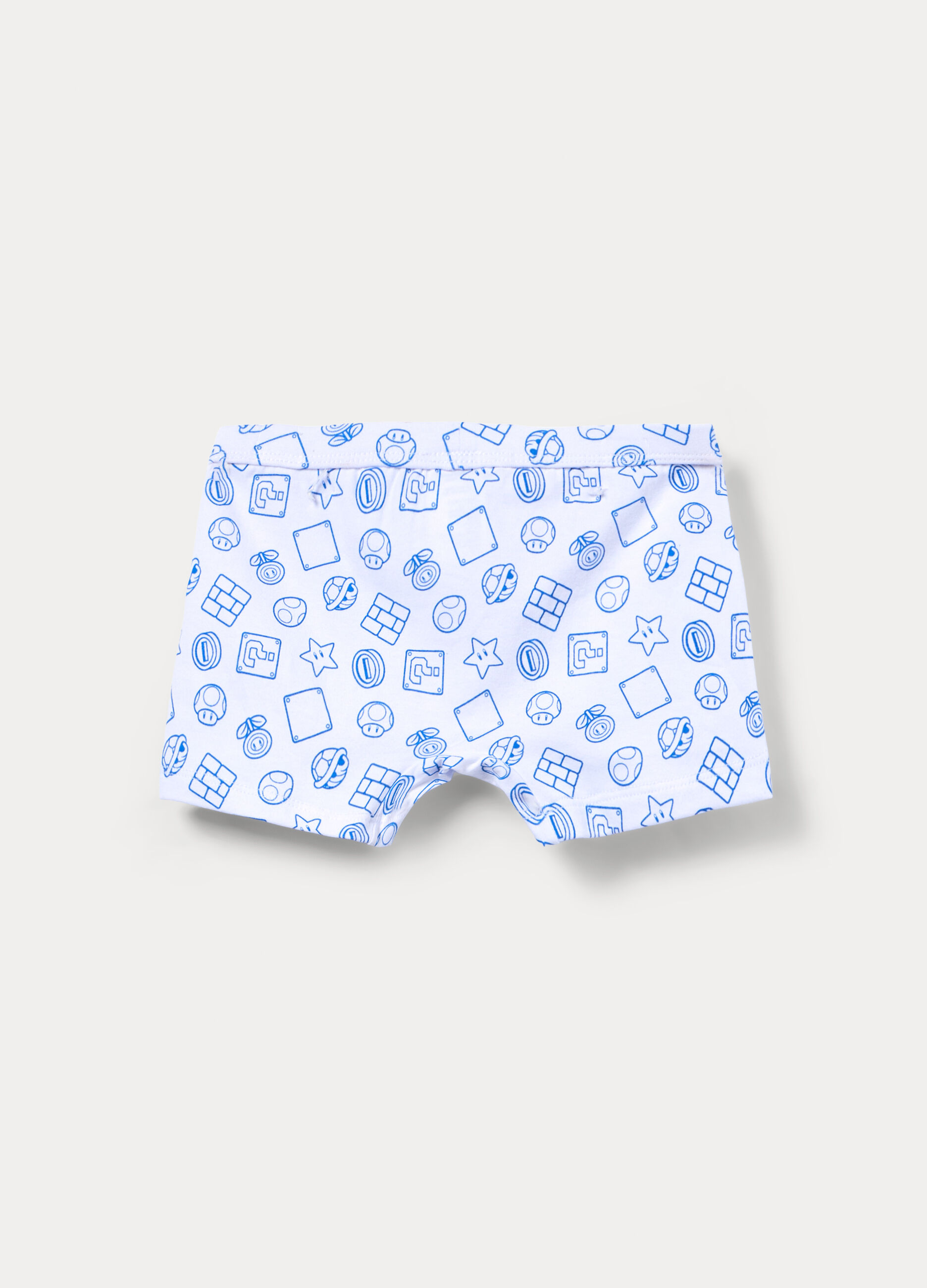 Pack 3 boxer Super Mario in jersey di cotone stretch bambino_2