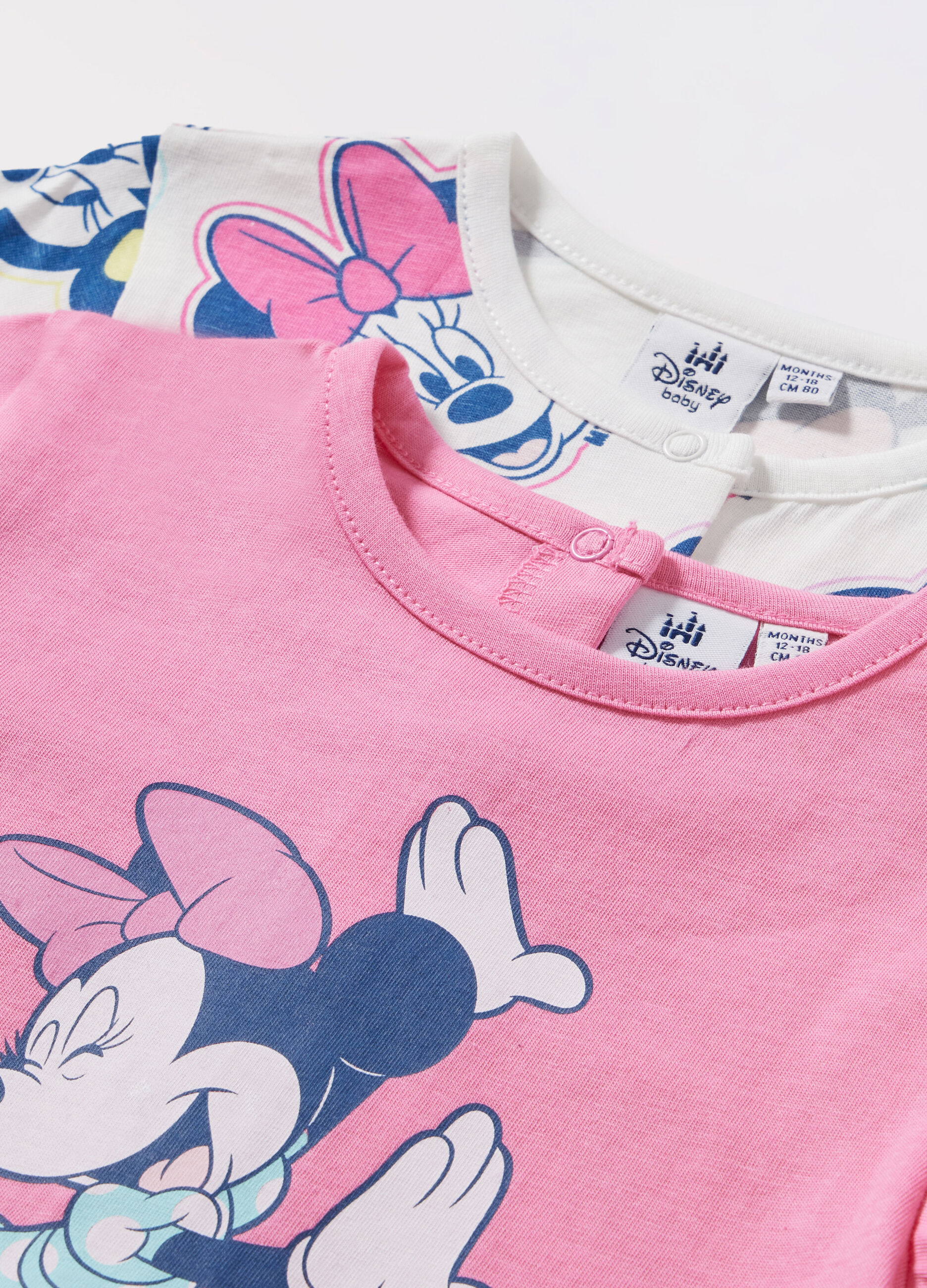 Pack 2 tutine pigiama Minnie in puro cotone neonata_1