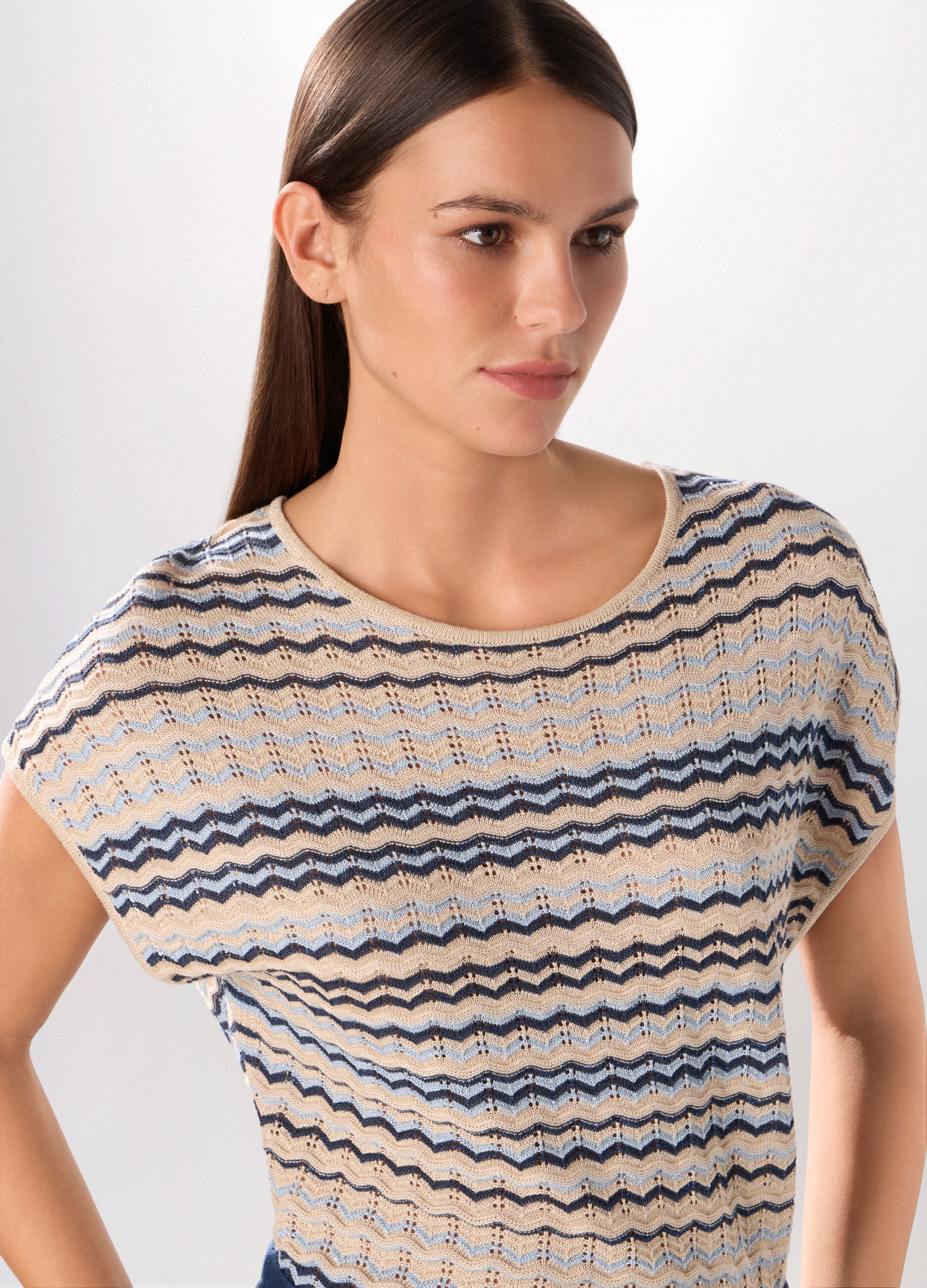Tricot a maniche corte donna_2