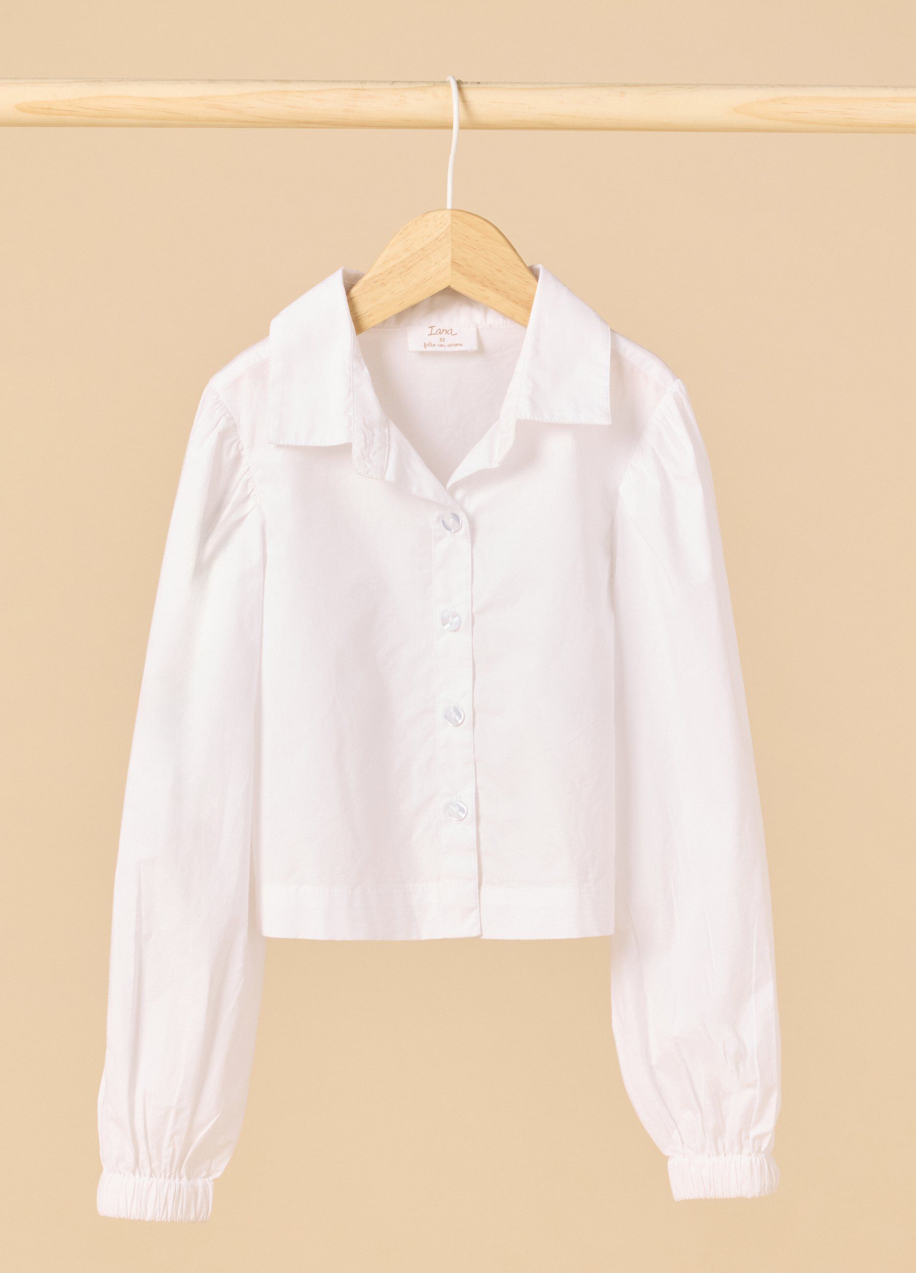 Camicia IANA in puro cotone bambina_0