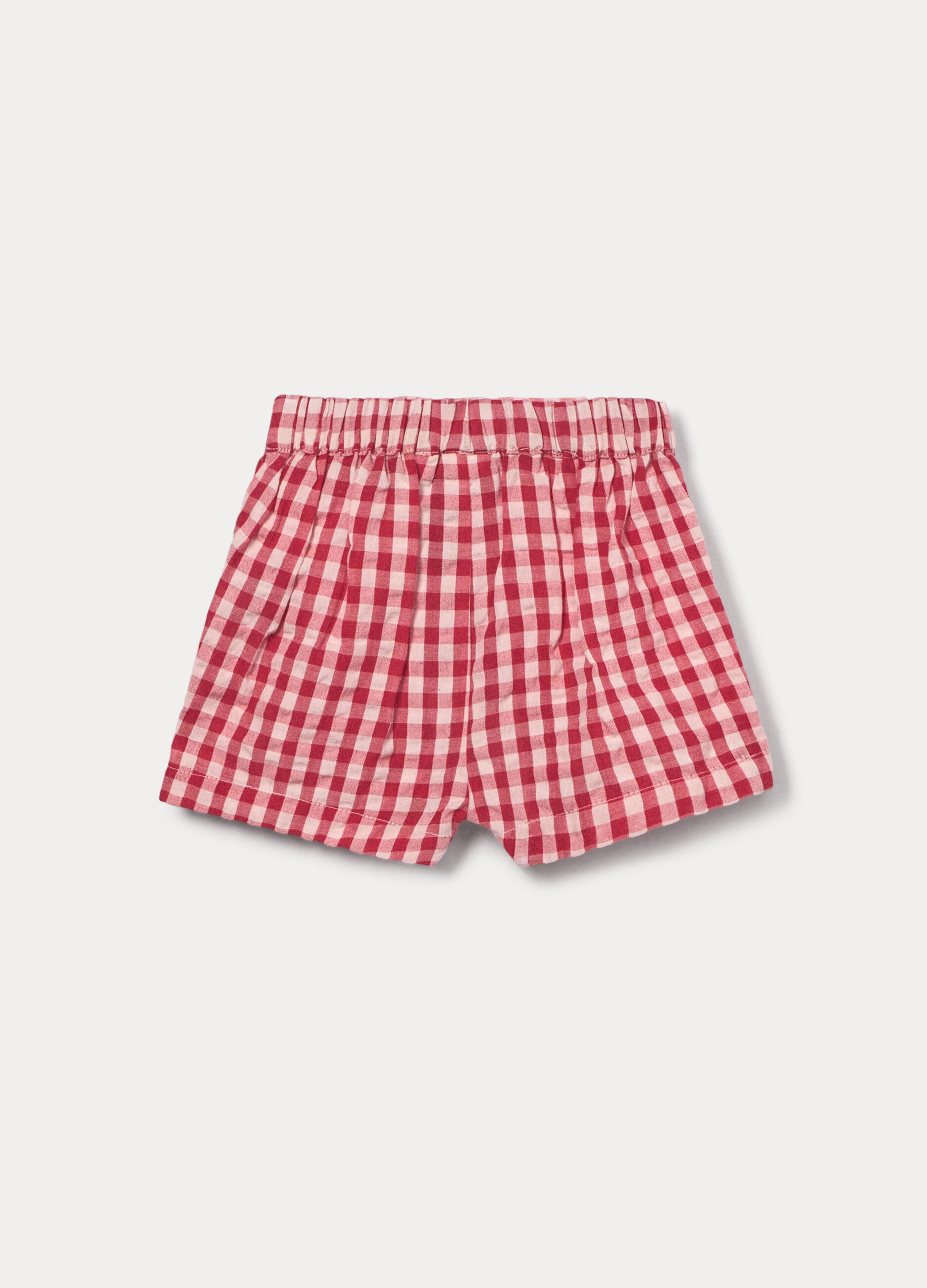 Shorts in puro cotone seersucker bimba_1