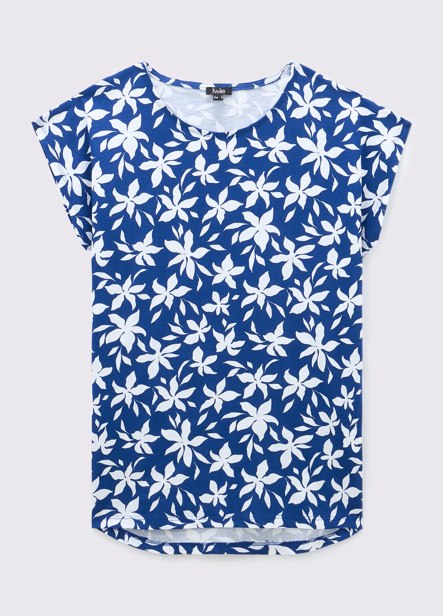 T-shirt in puro cotone donna_0