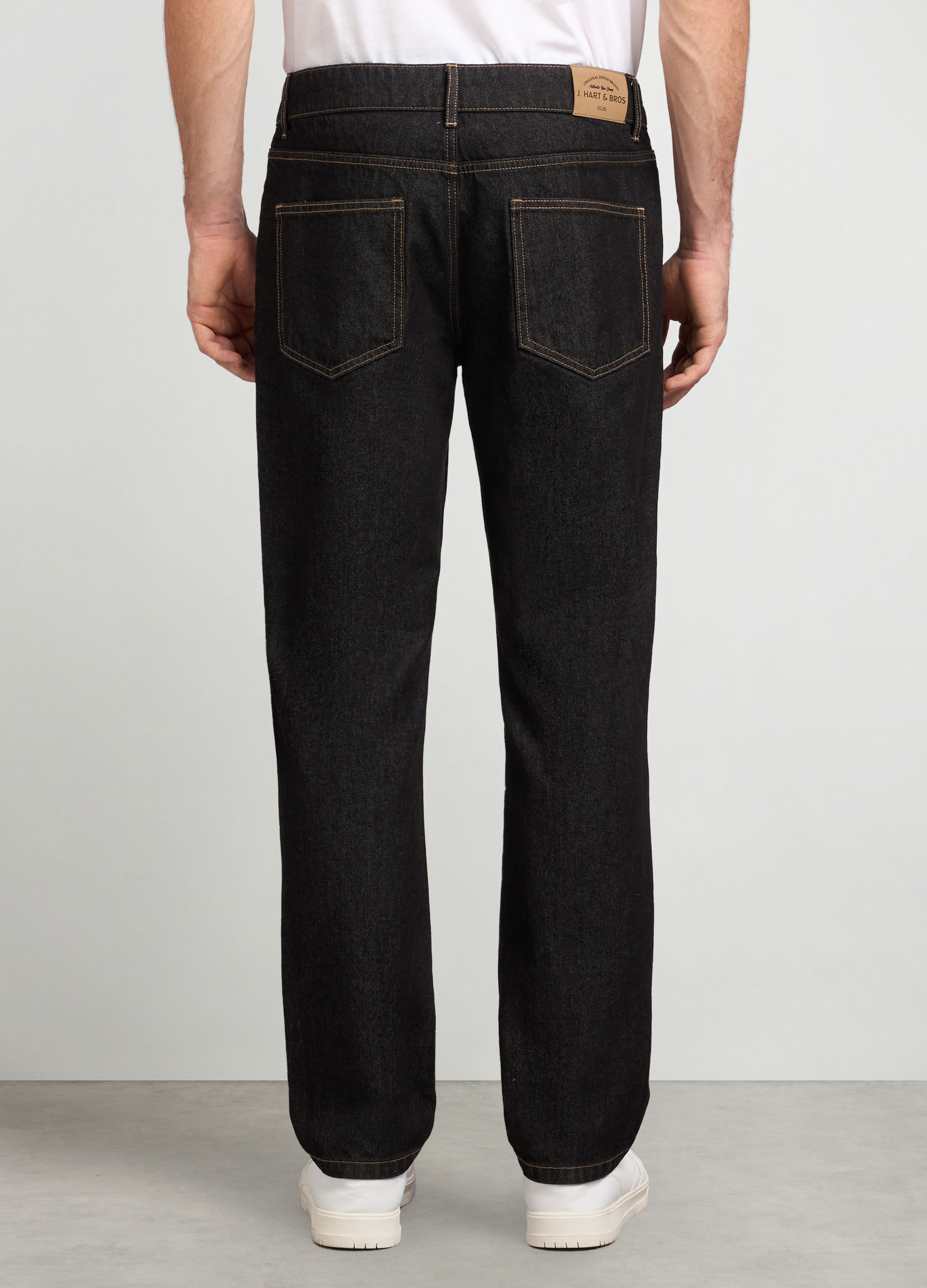 Jeans regular fit in puro cotone uomo_1