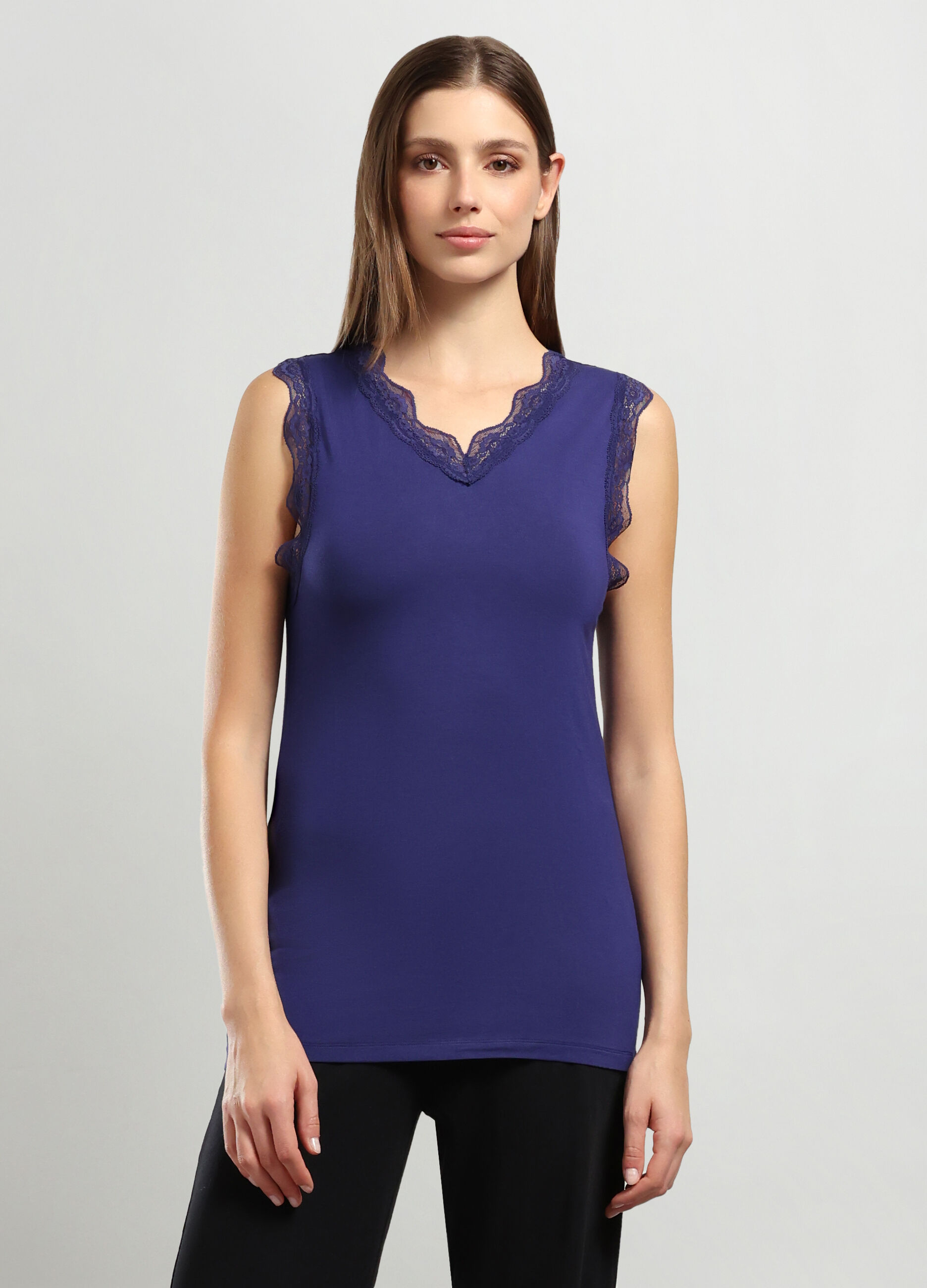 Canotta intima in viscosa di bamboo stretch donna_0