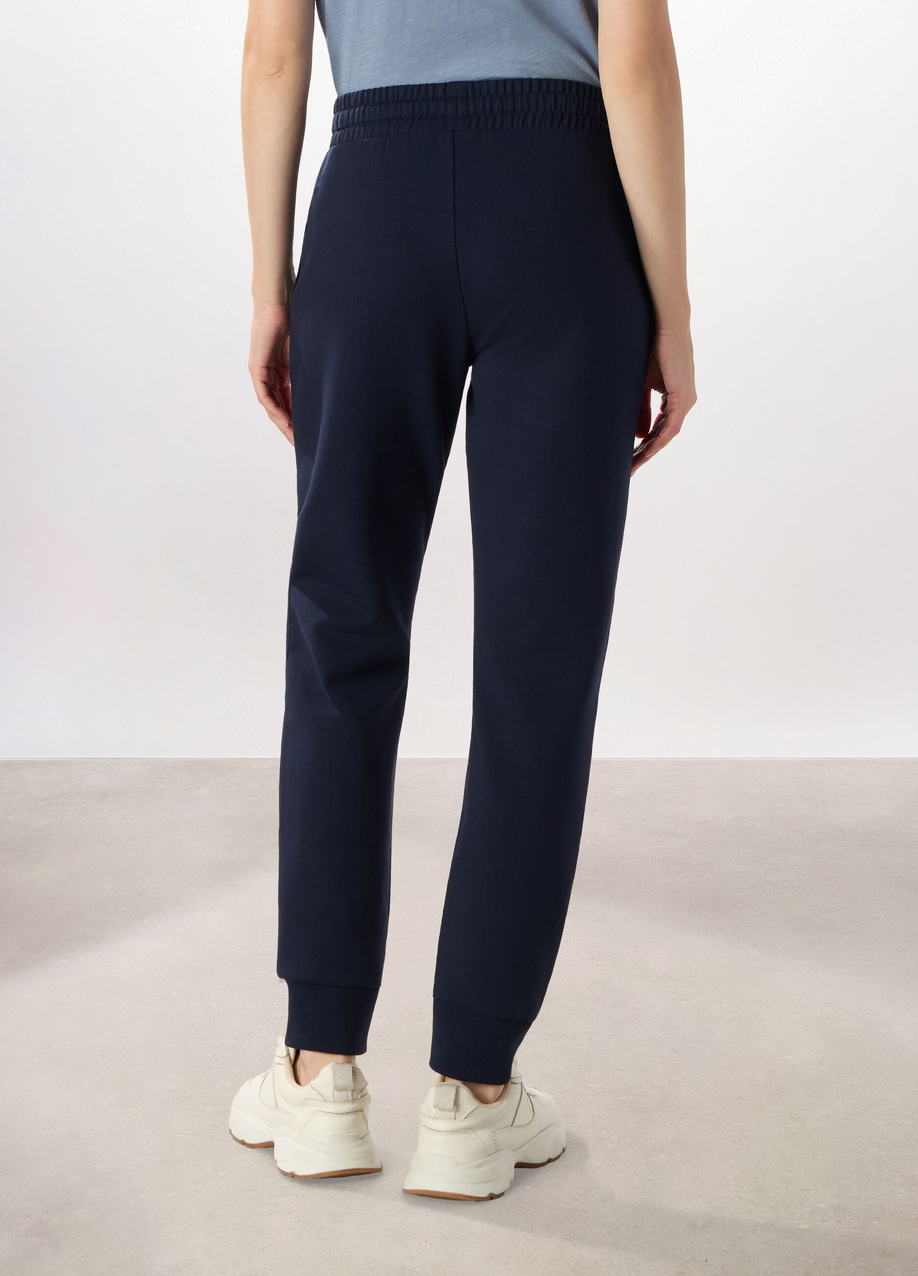 Jogger misto cotone fleece Holistic fitness donna_1