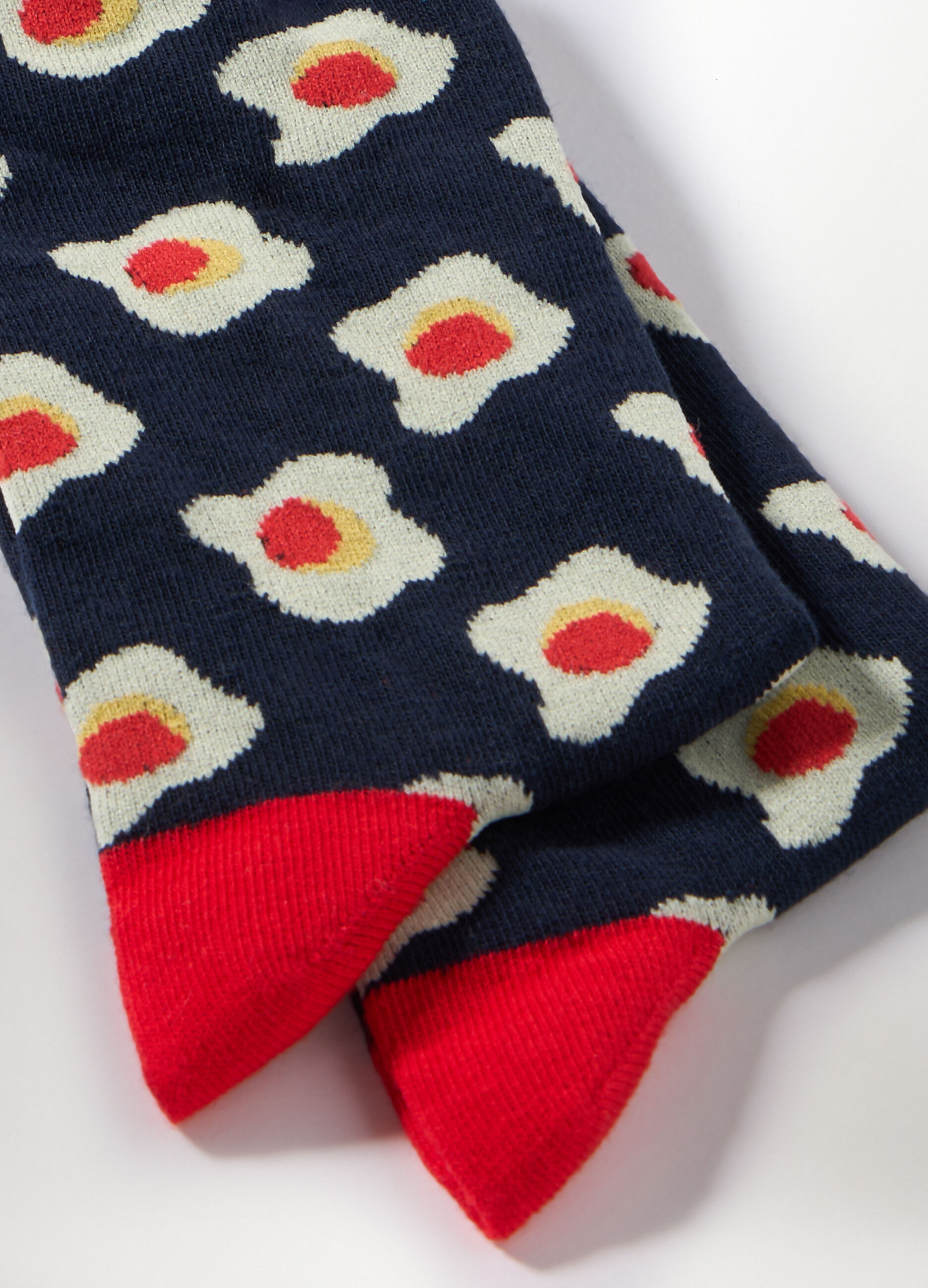 Calze corte in cotone stretch a fantasia uomo_1