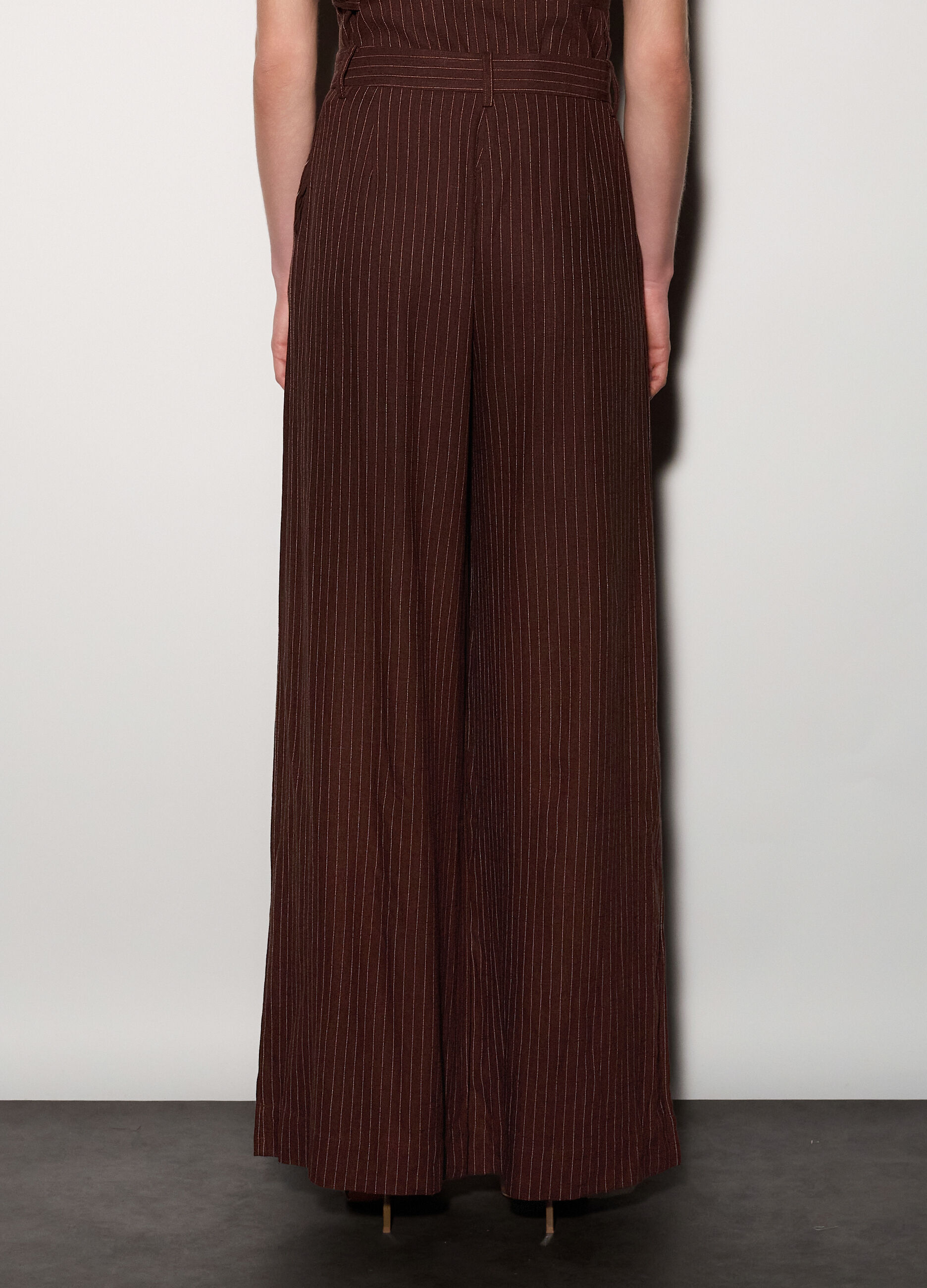 Pantaloni misto lino donna_2
