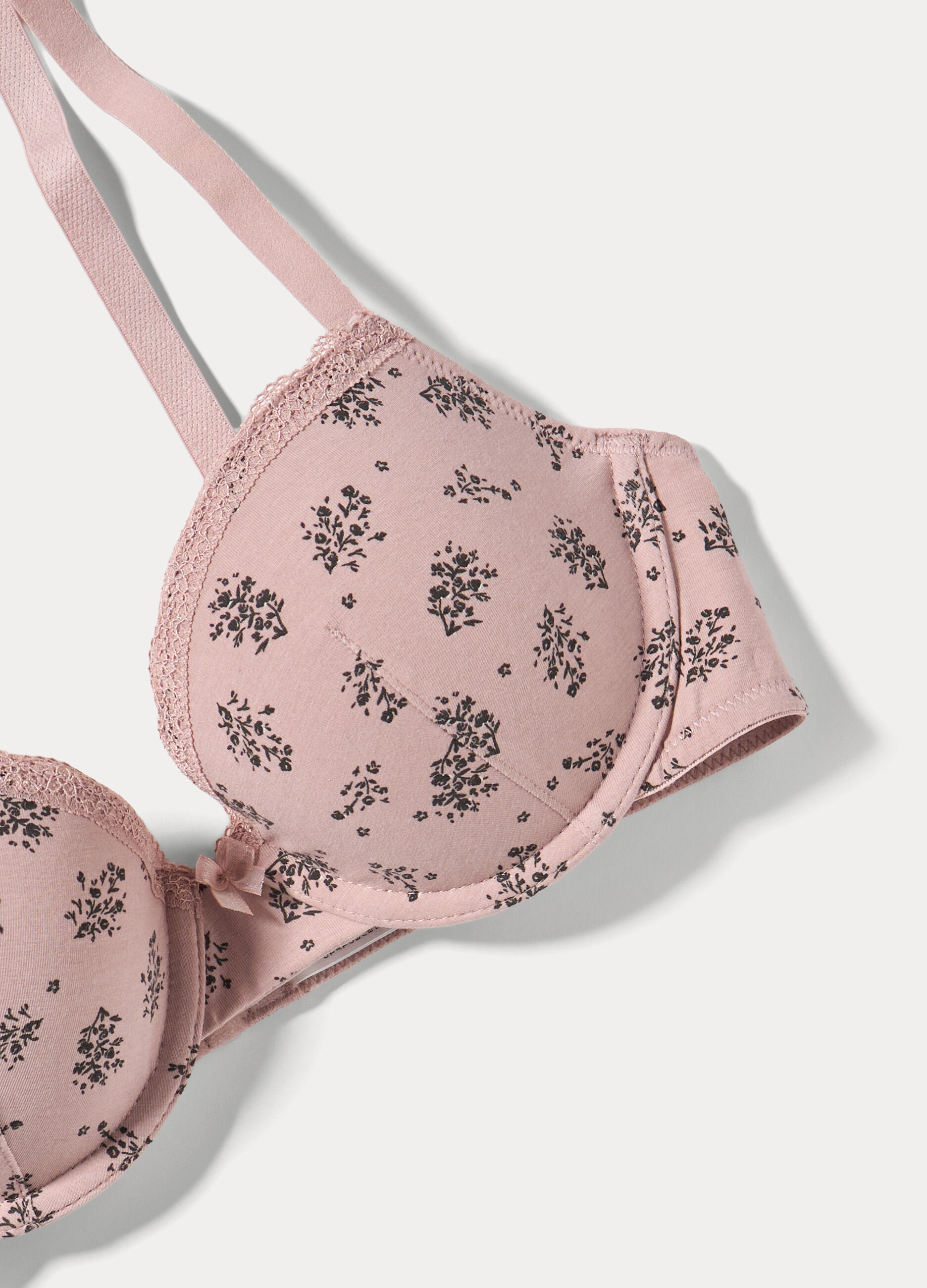 Pack 2 reggiseni a balconcino in jersey di cotone stretch donna