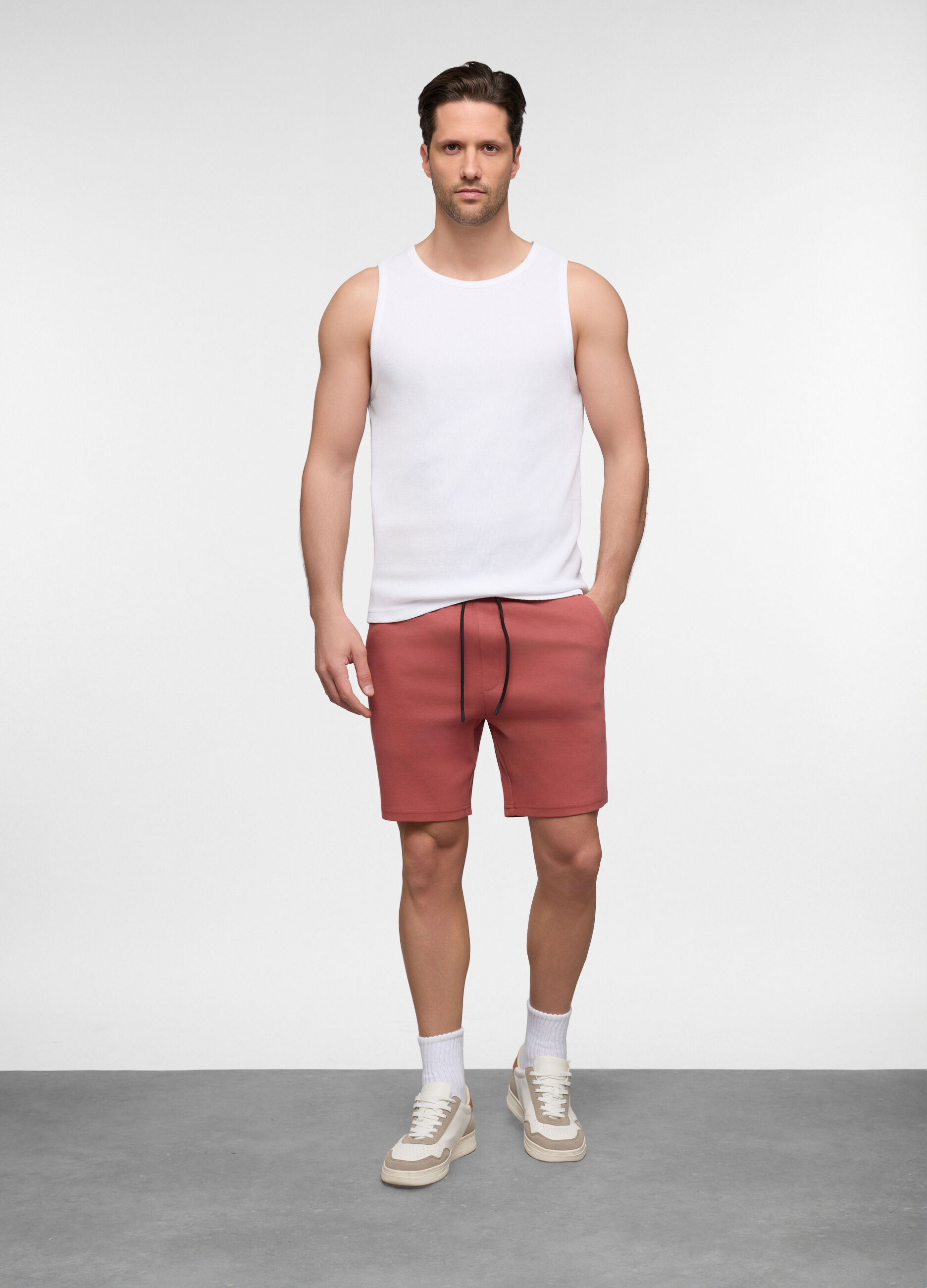 Short in interlock di cotone uomo_0