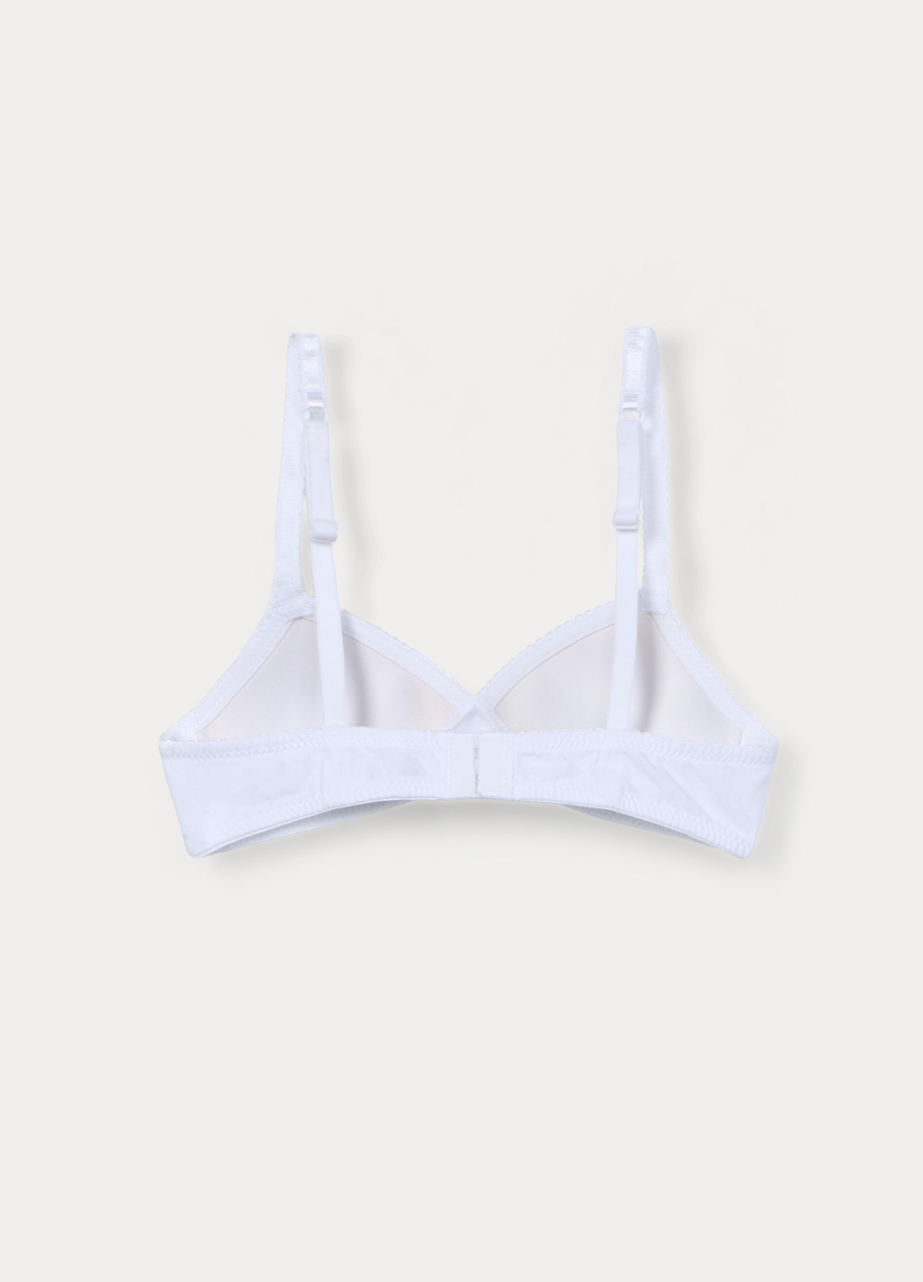 Reggiseno imbottito in jersey di cotone stretch ragazza_1