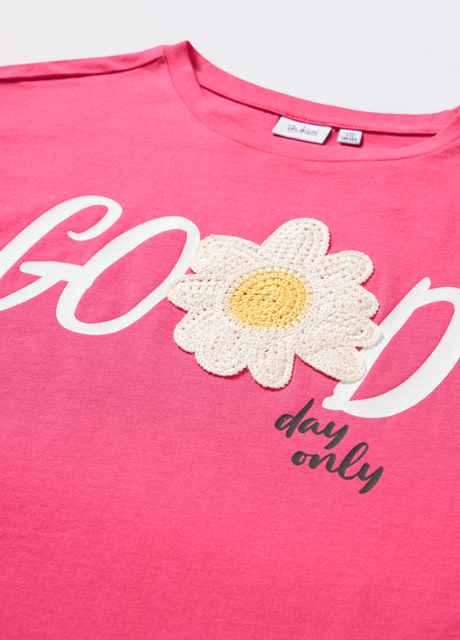 T-shirt in jersey di puro cotone ragazza_1