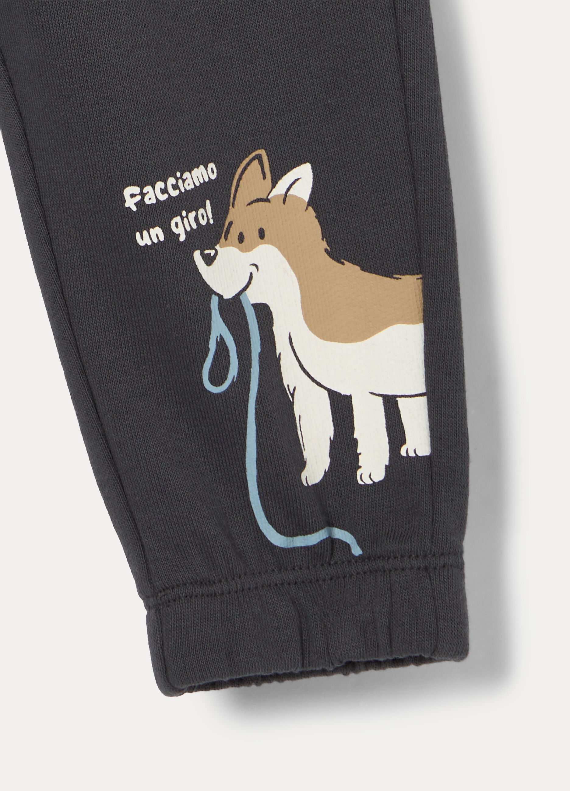 Jogging set in french terry di puro cotone bimbo_3