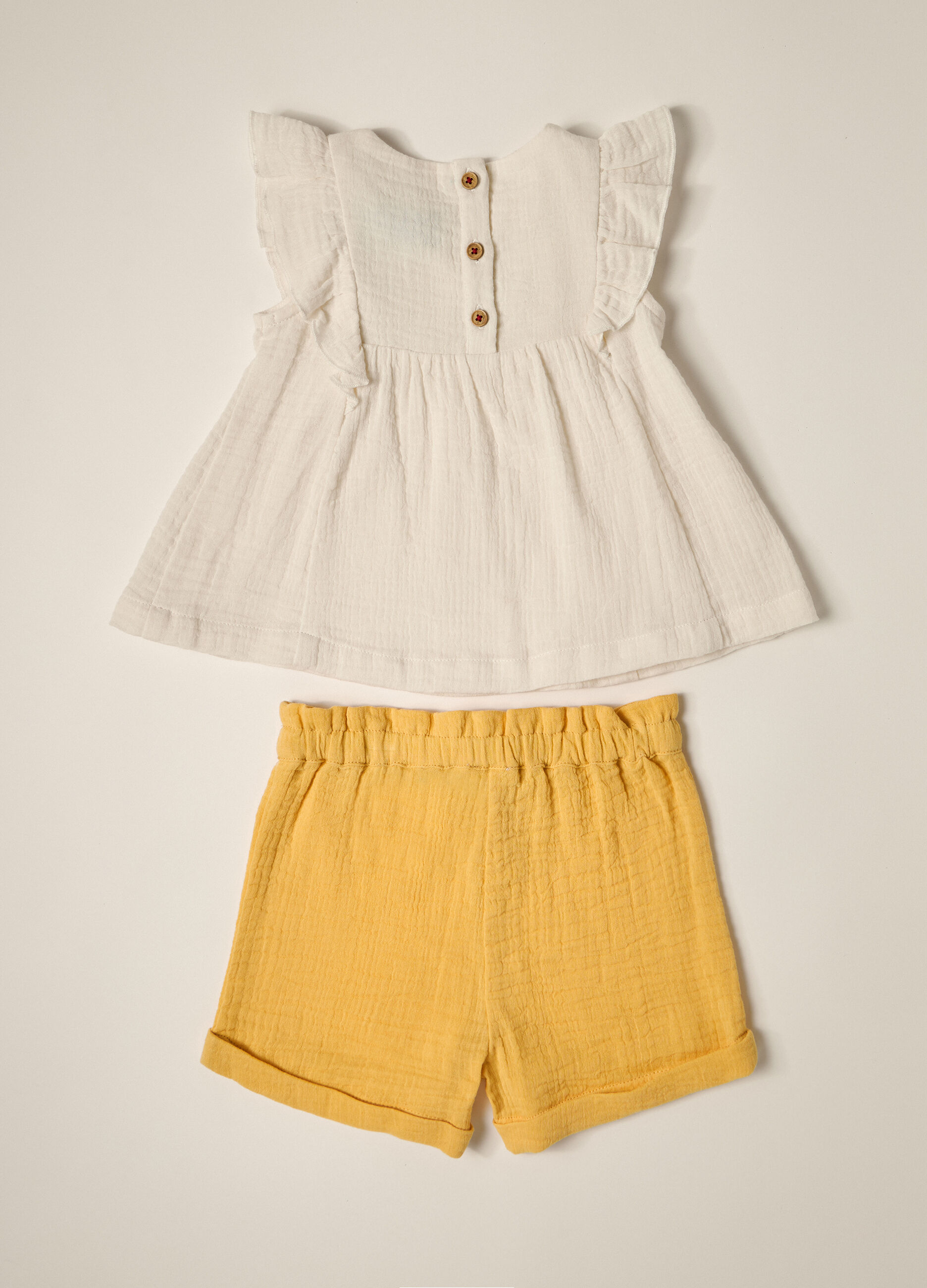 Jogging set in puro cotone IANA neonata_4