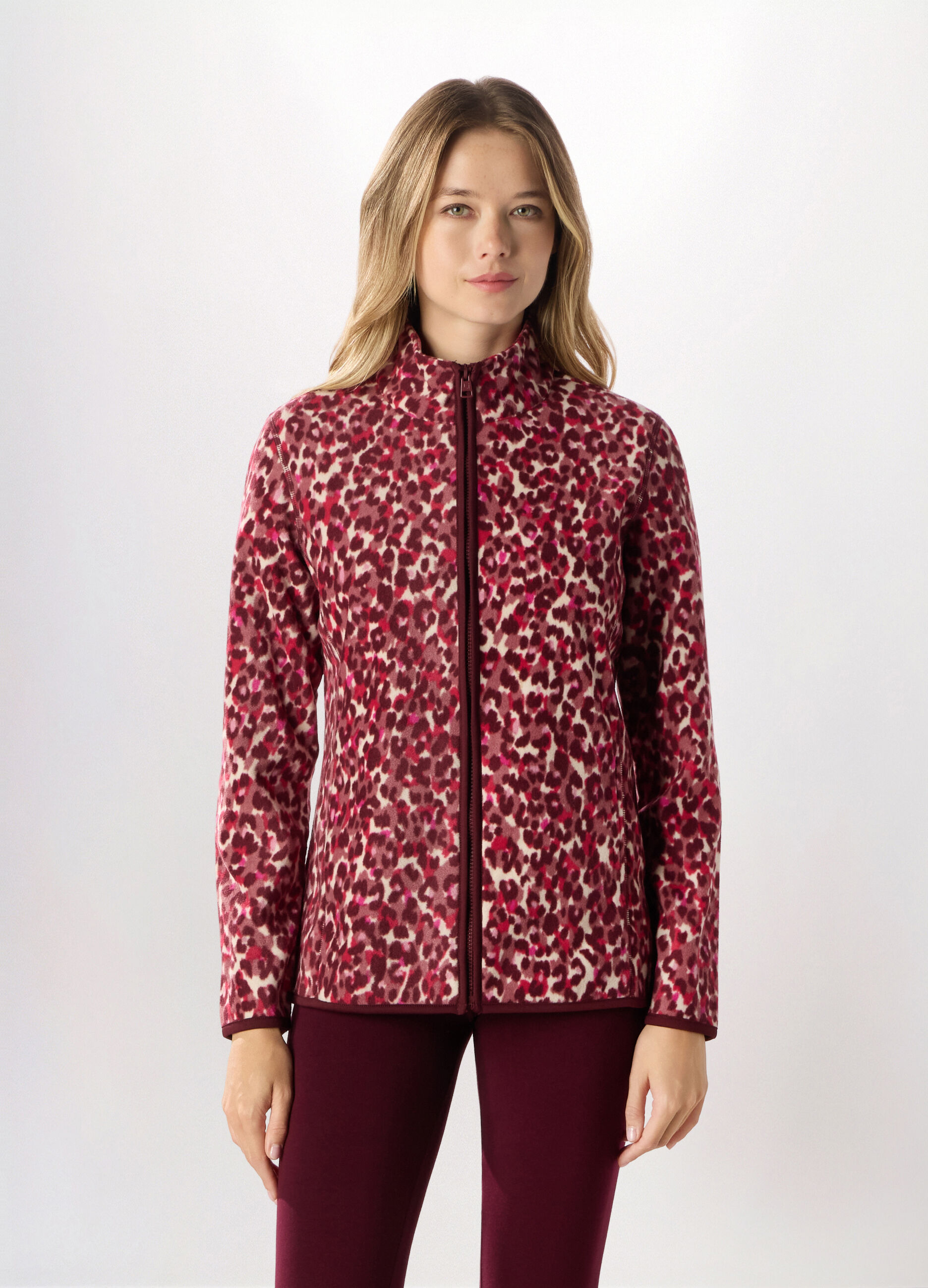 Felpa full zip in pile donna Holistic fitness_0