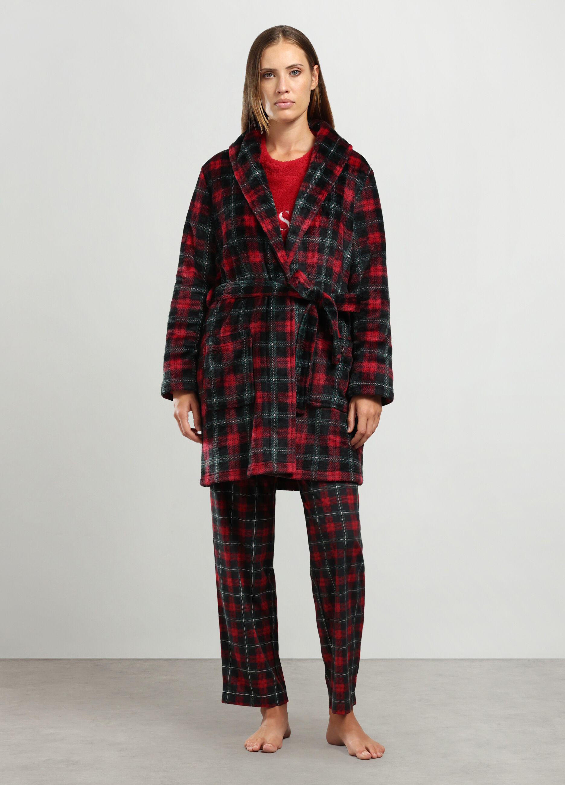 Vestaglia coral fleece donna_0