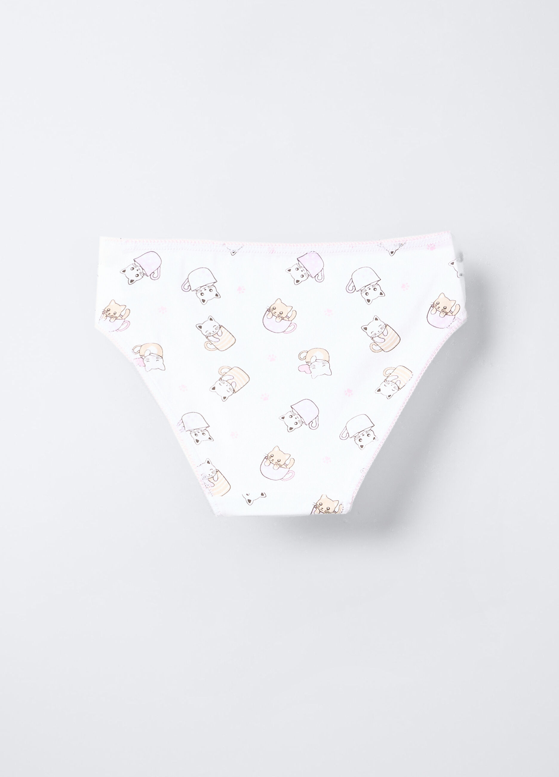 Pack 7 slip in jersey di cotone stretch bambina_2