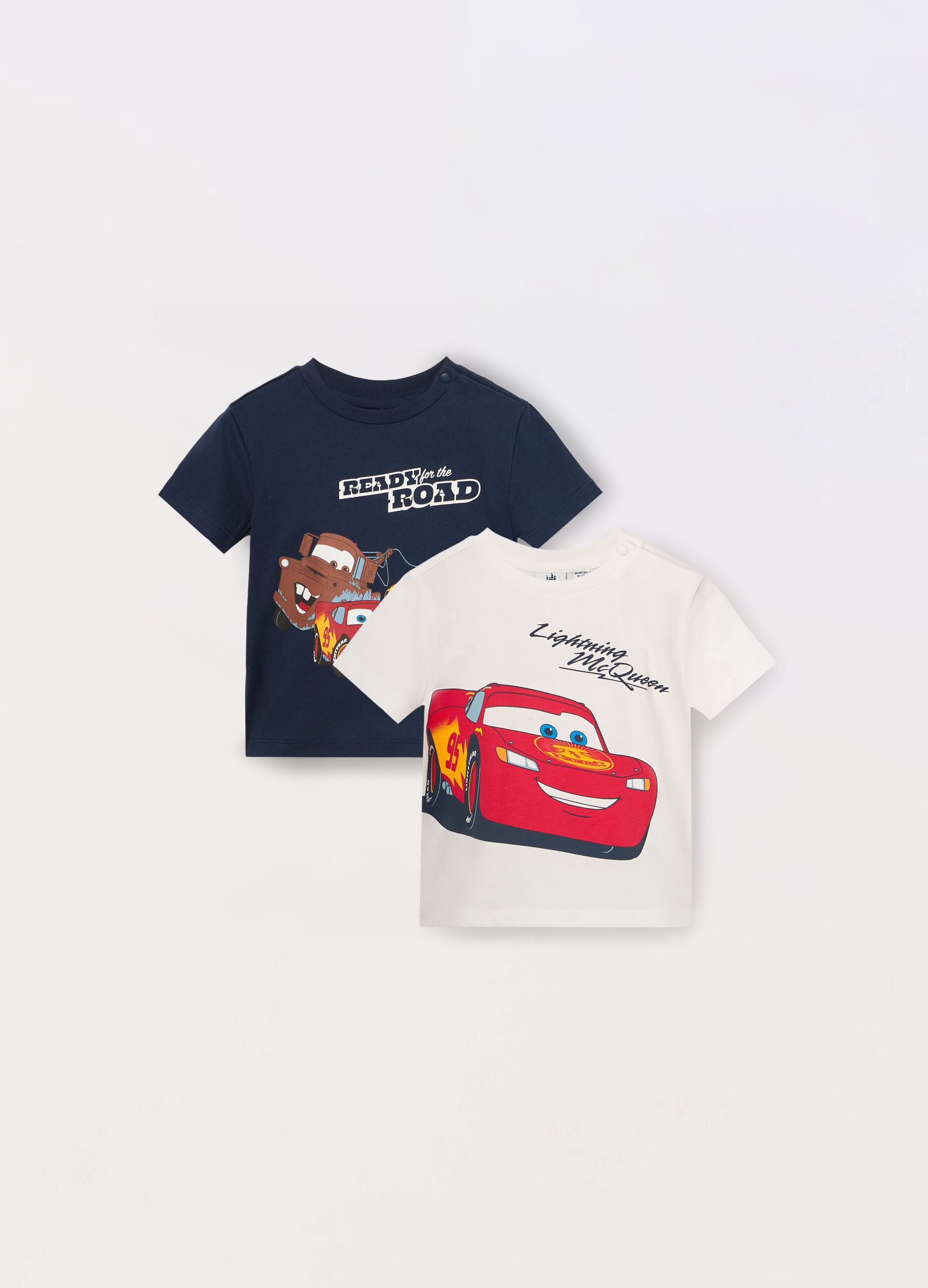 Pack 2 t-shirt in jersey di puro cotone neonato_1