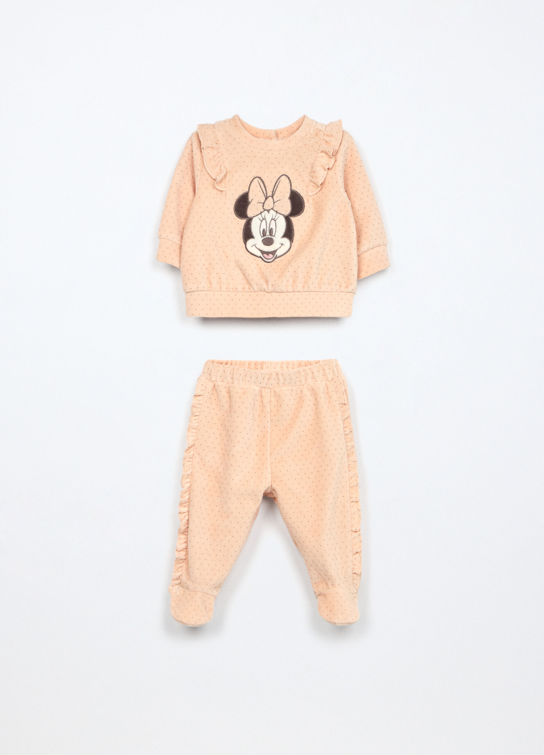 Set velour misto cotone neonata_0