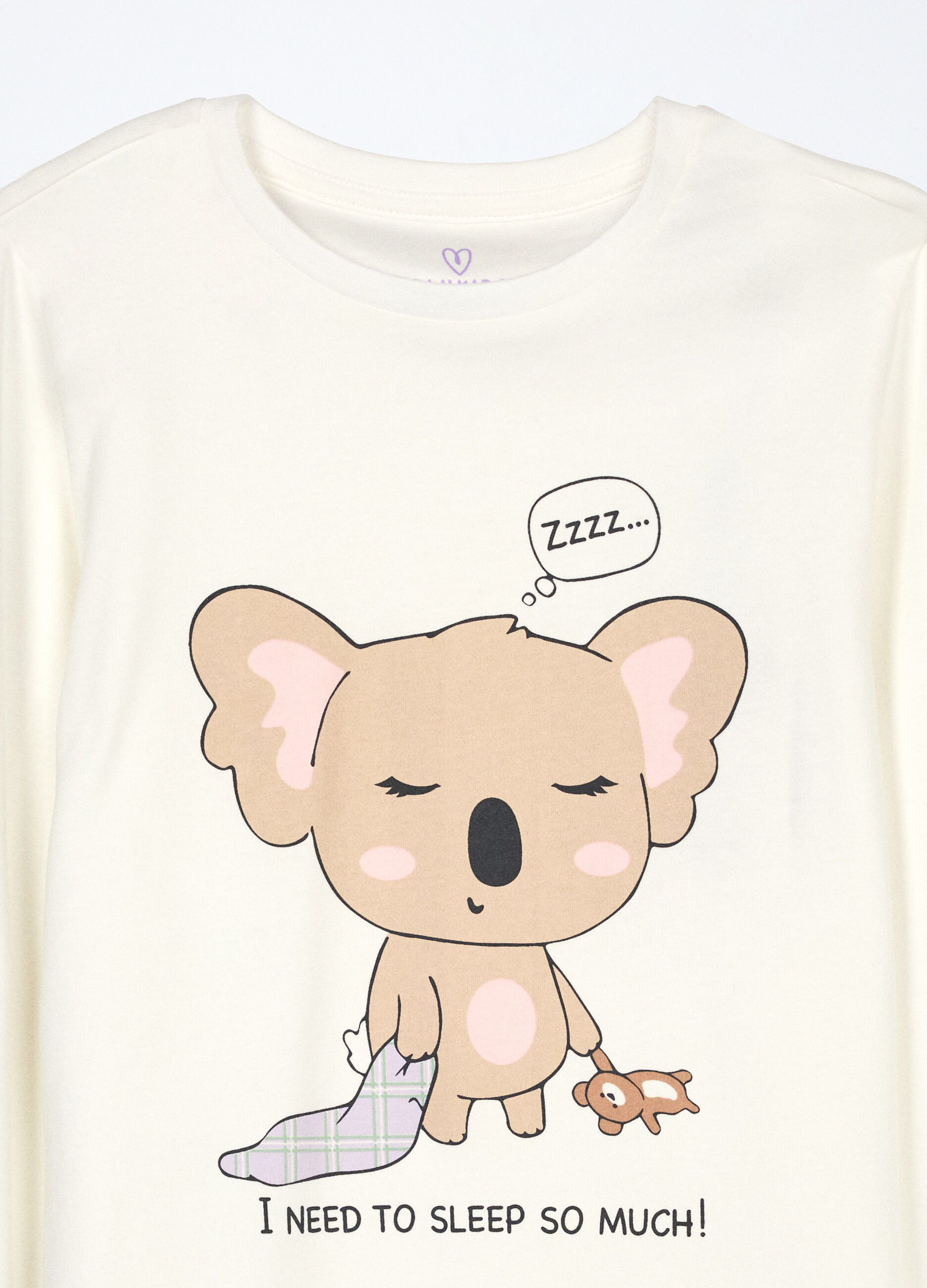 Set pigiama in interlock di puro cotone bambina_2