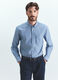 Camicia regular fit in cotone a righe uomo_1