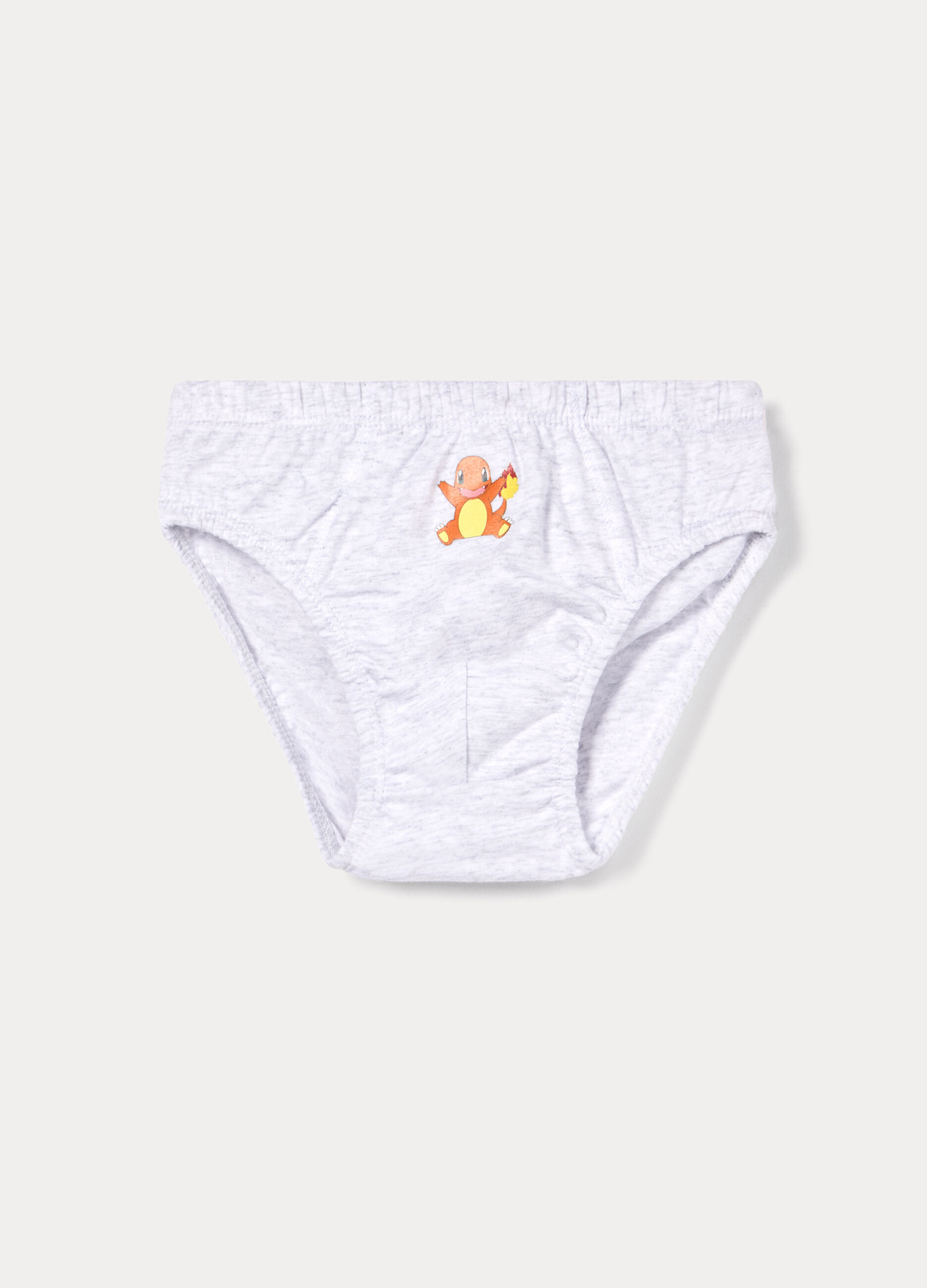 Pack 5 slip Pok&eacute;mon in jersey di puro cotone bambino_1