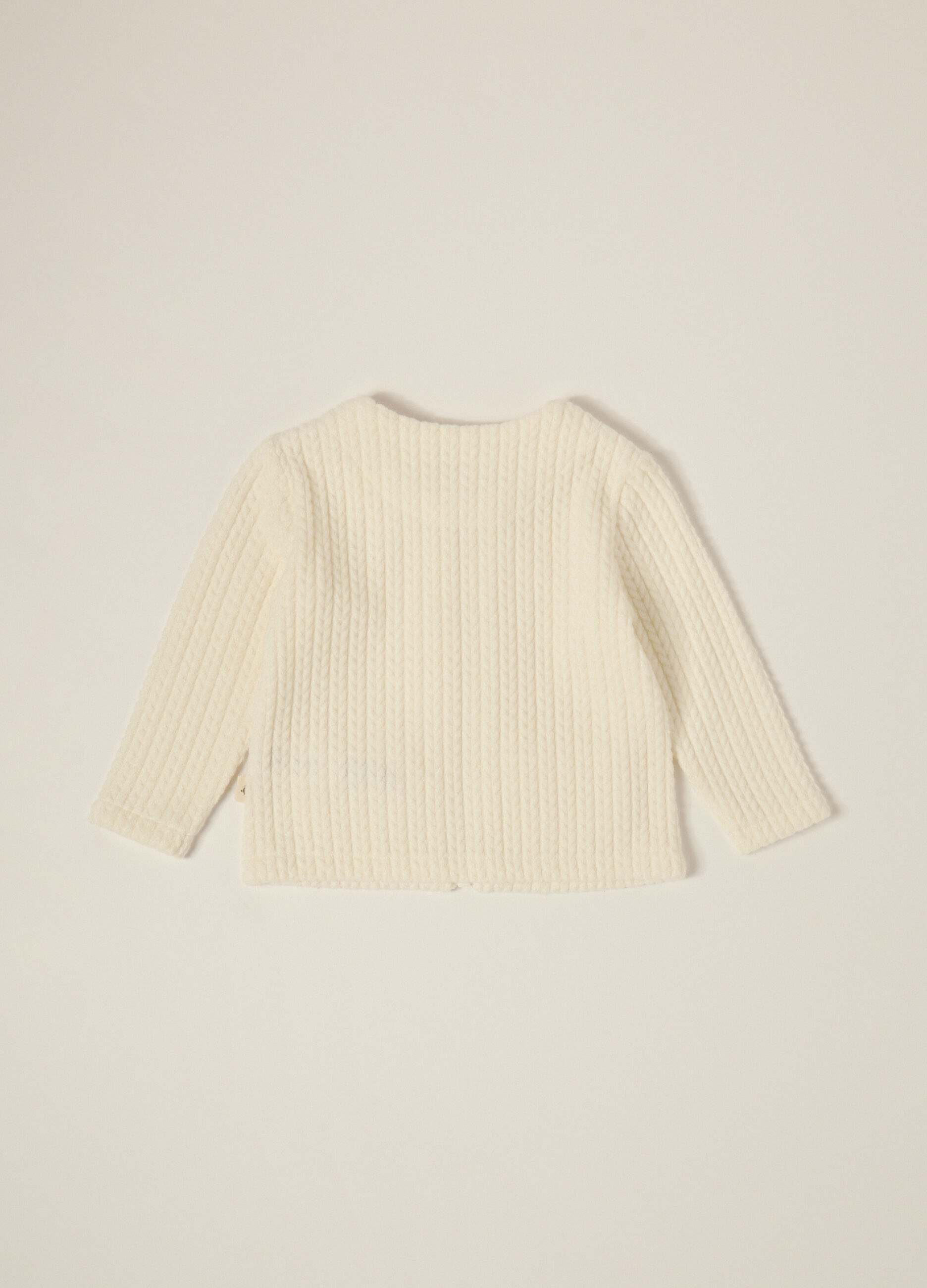 Cardigan bianco per neonato_1