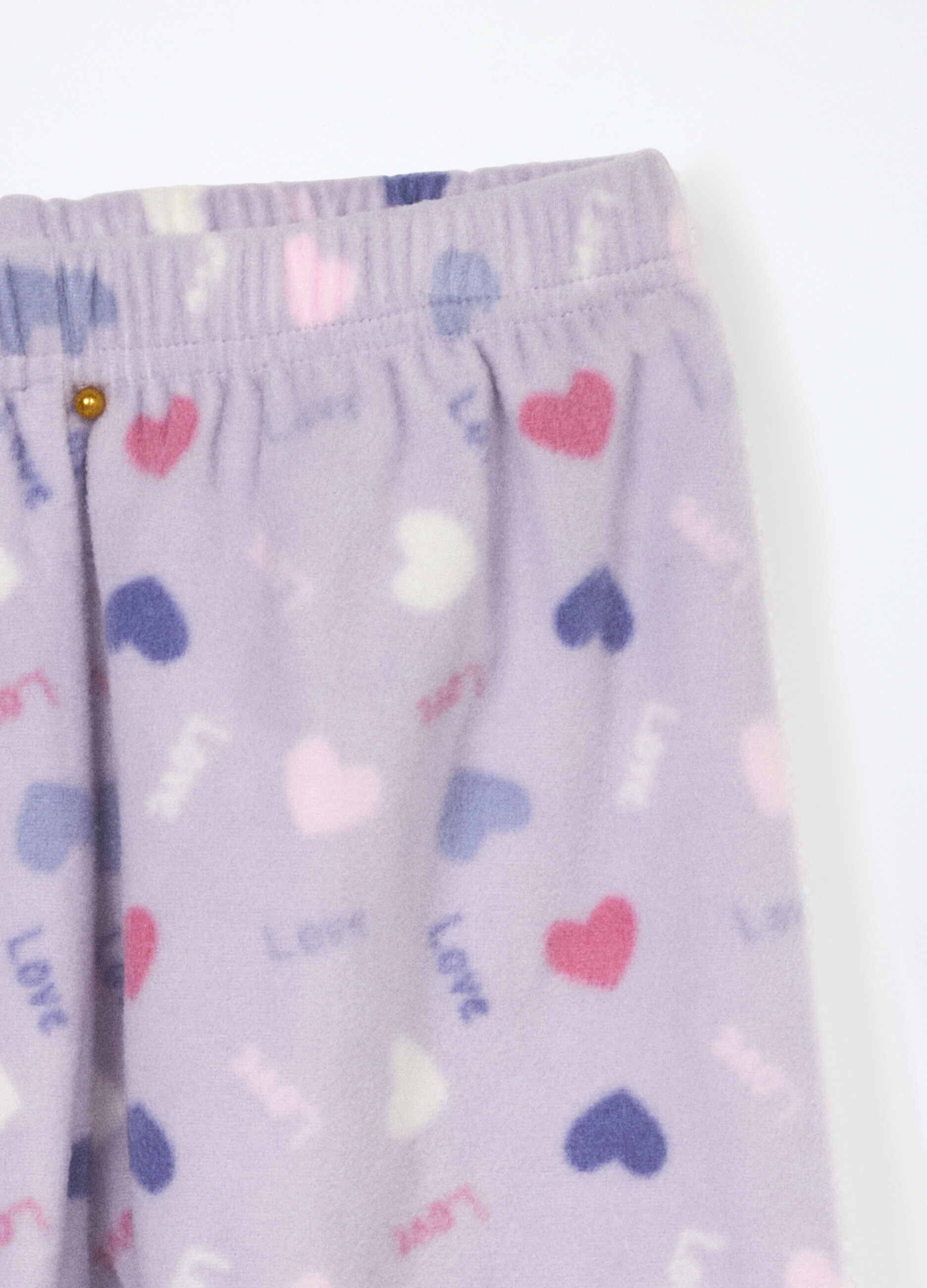 Set pigiama lungo in pile bambina_2