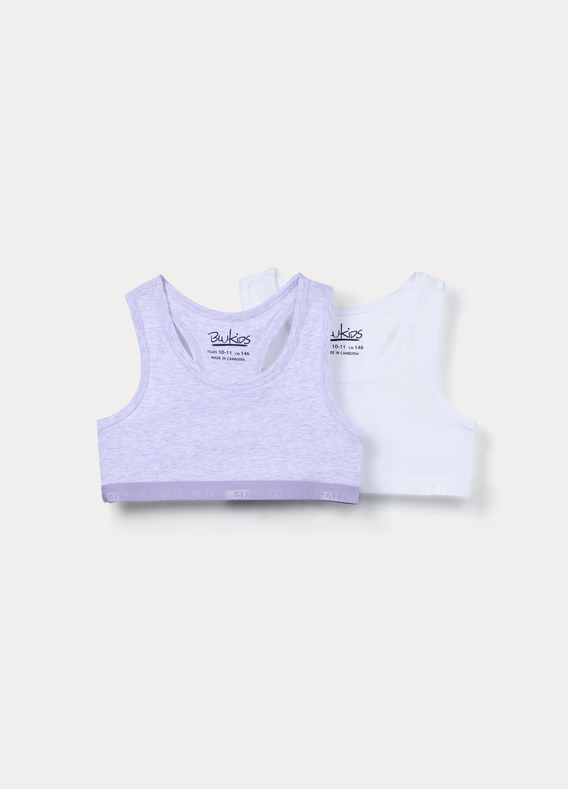 Top sportivo in jersey di cotone stretch ragazza_0